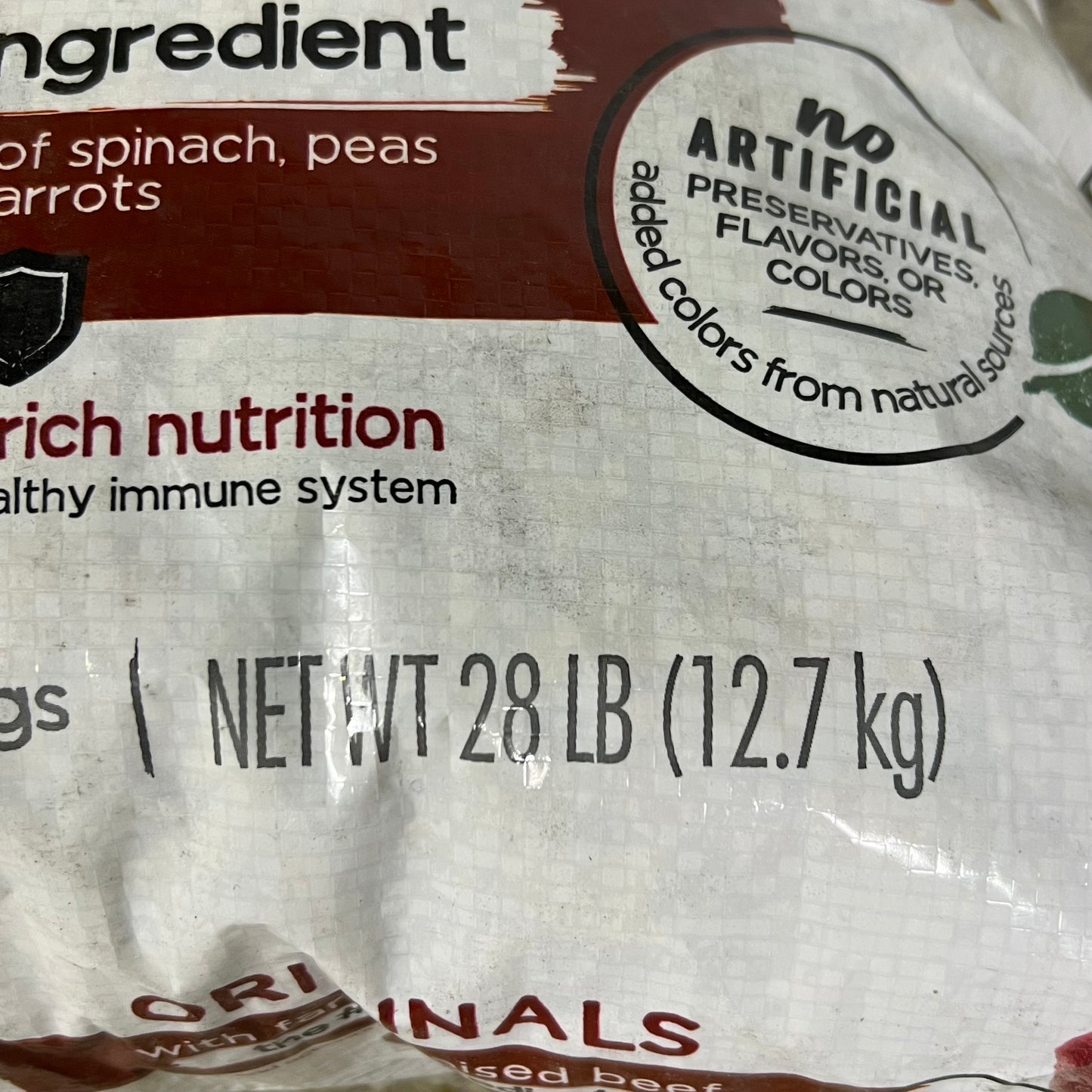 ZA@ PURINA Beneful Originals With Farm Raised Beef 28Lbs (AS-IS, Open Bag)