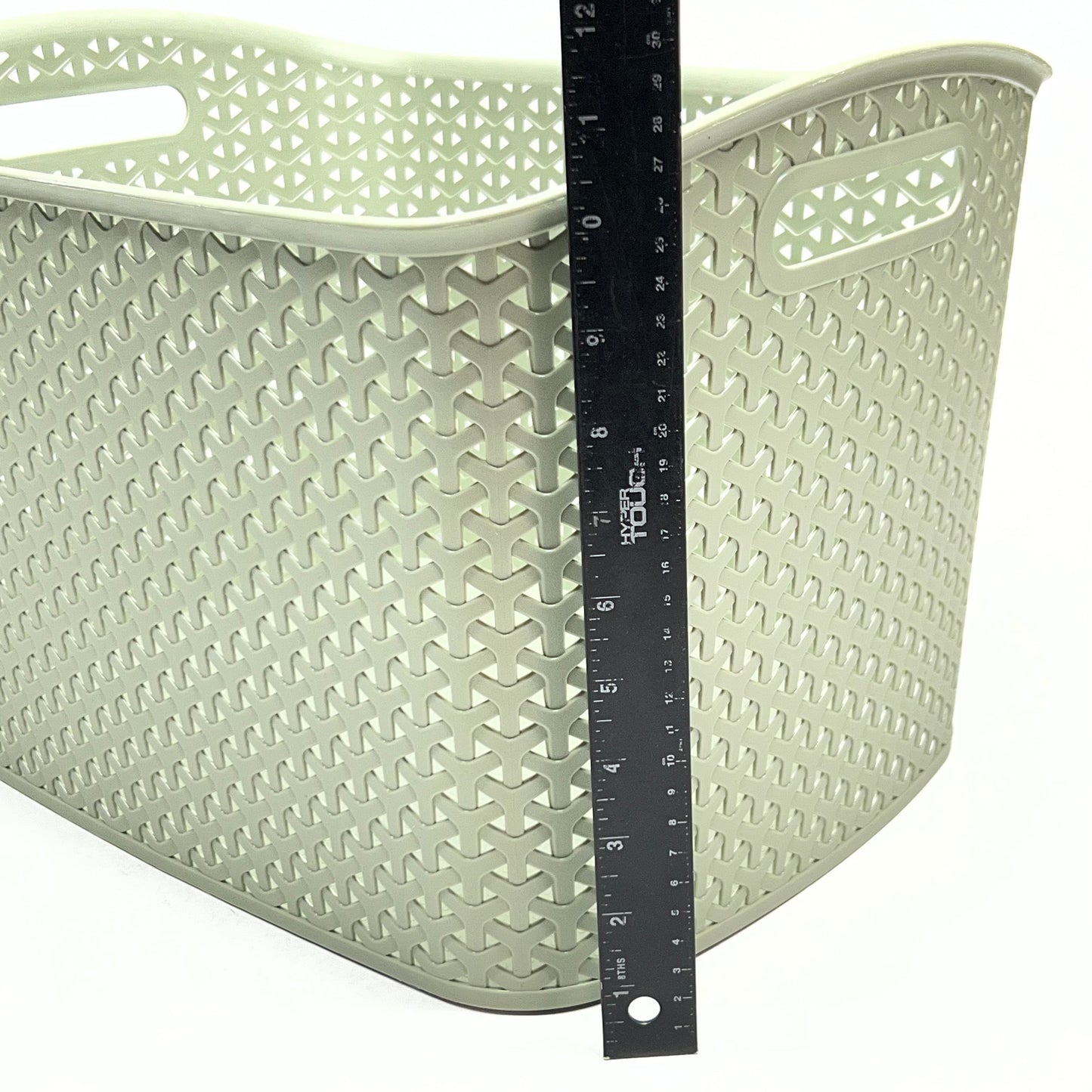 BRIGHTROOM (4 PACK) Storage Bin Medium Laurel Green Sz 16.5"L x 12"W x 10"H - 272747