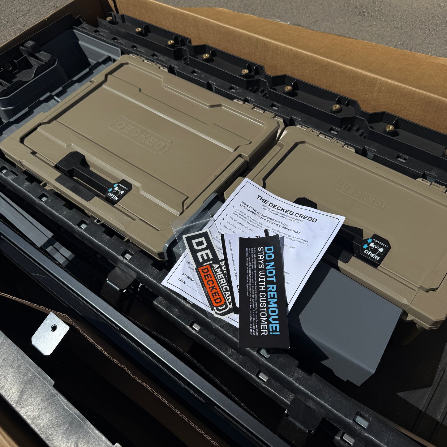 DECKED XG7 Drawer System Chevy GMC Silverado Sierra 1500 6’6” 2019-26 (Open Box)
