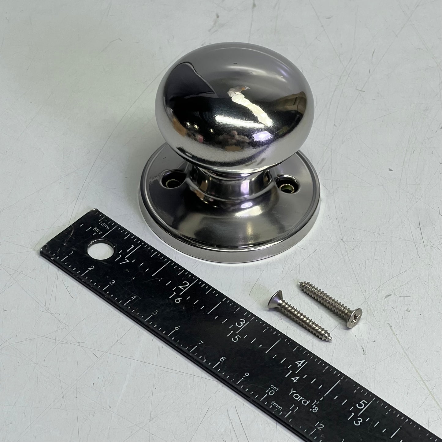 SCHLAGE (2 PACK) Stratus Grade 3 Single Dummy Knob Polished Chrome J170-STR-625