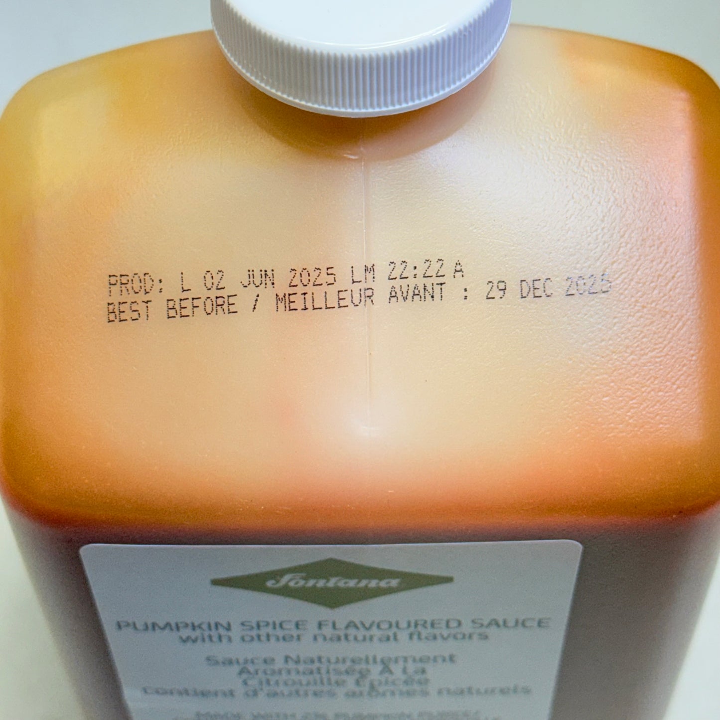 ZA@ STARBUCKS (4 PACK) Pumpkin Spice Flavoured Sauce (1.86 L/bottle) BB 12/25