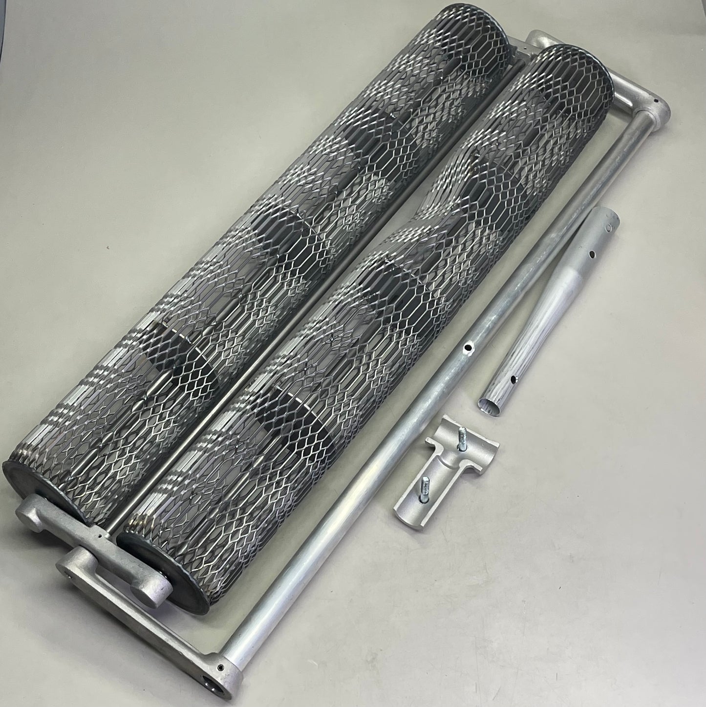 Z@ KRAFT TOOL CO. Double Concrete Roller Tamp 36" x 5" Rollers Steel CC952B