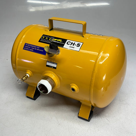 TSI Cheetah Bead Seater Steel 5 Gal ASME Certified 1-1/2″ tank Opening CH-5