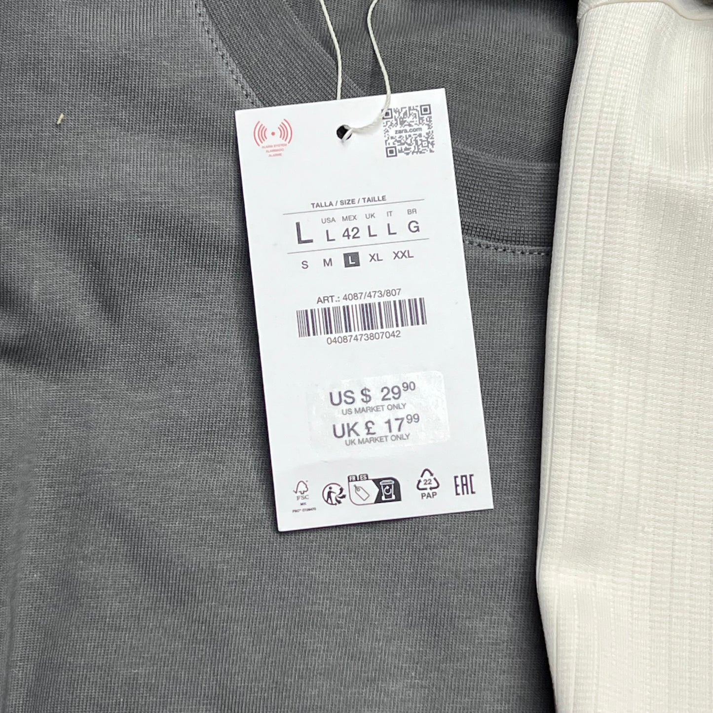 ZA@ ZARA Lot of Assorted Clothing Top & Bottoms Women's Sz L  Multicolor