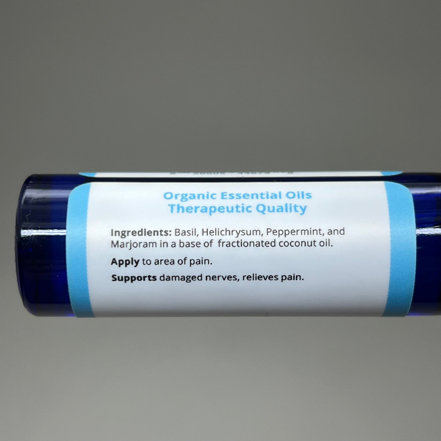 VIBRANT BLUE OIL Therapeutic Symptom Support Organic Essential Oil Roll-on 10mL