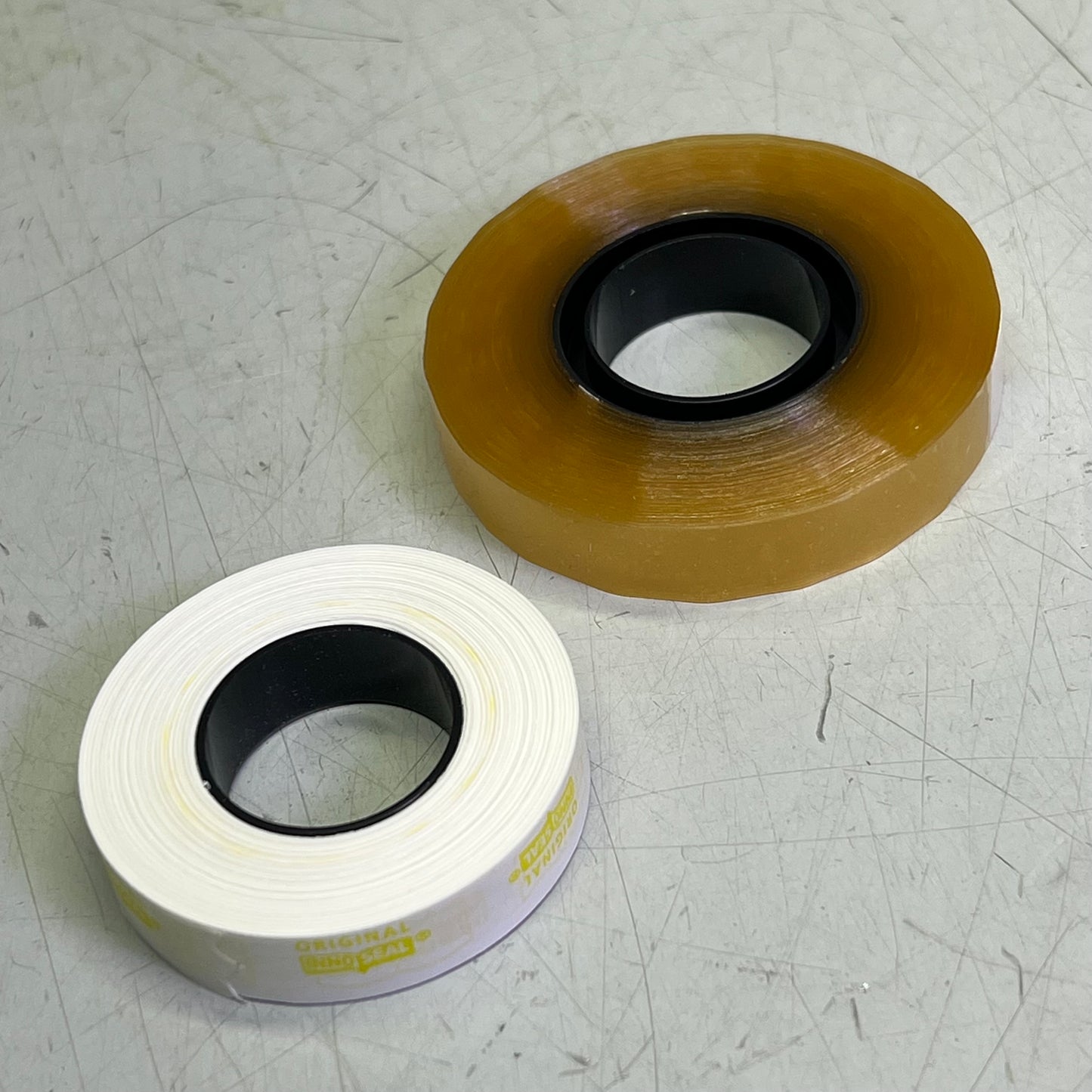 INNOSEAL (84 SETS) Original Refill Tape & Paper 1/2" Width Yellow/Clear 1033