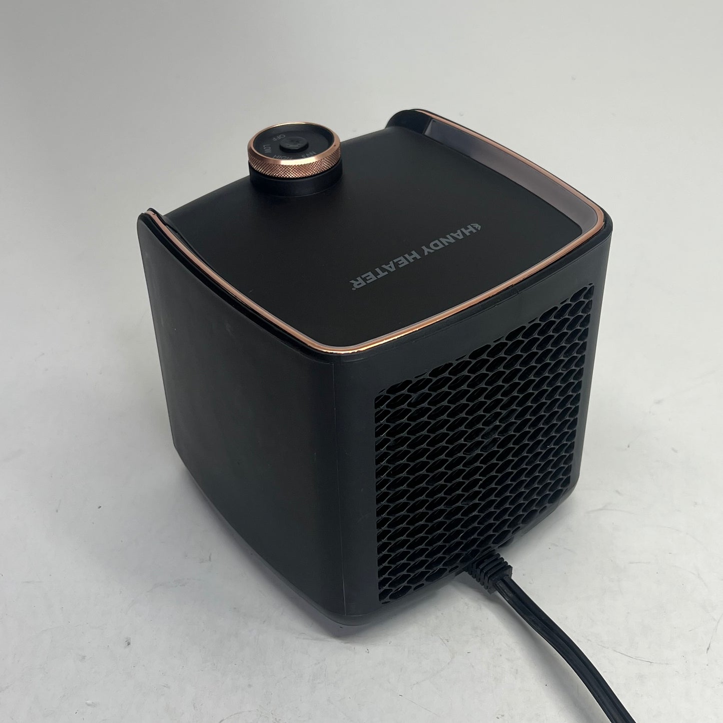 HANDY HEATER Electric Personal Space Heater Furnace 2 Settings Black (Used)