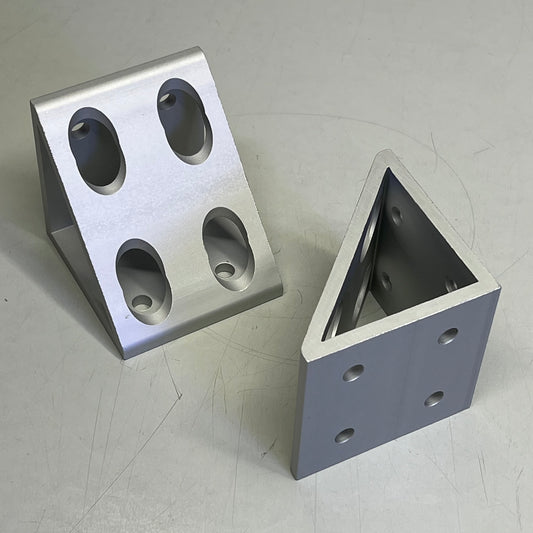 80/20 BUILD YOUR IDEA (2 PK) 40S 8 Hole Inside Gusset Bracket 90°Connect 40-4338
