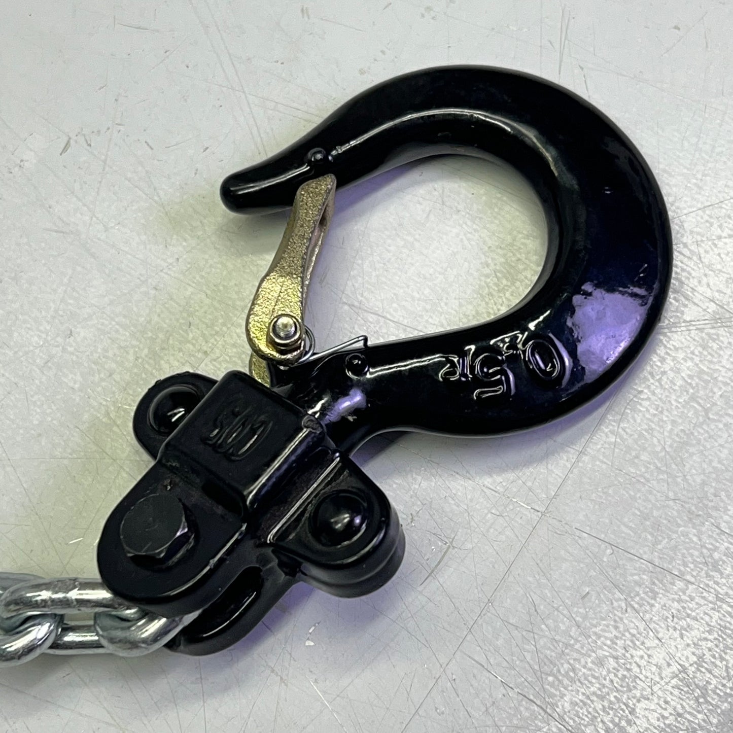 JET Chain Hand Hoist W/ Overload Protection 10ft - 1/2 Ton Chrome/Gray 100-50-10