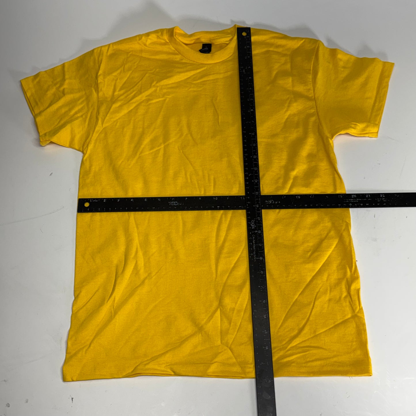 ZA@ GILDEN (12 PACK) Unisex Heavy Cotton T-shirts Short Sleeve Unisex Sz M Yellow
