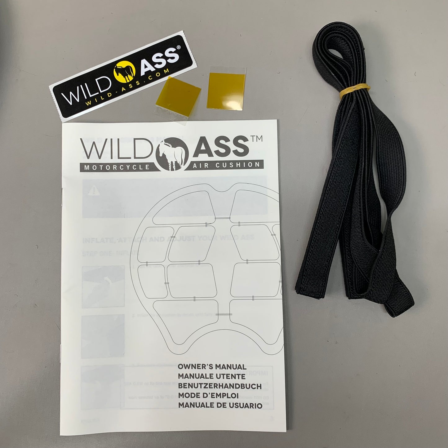 WILDASS Poly Lite Motorcycle Seat Pad Black 2113139