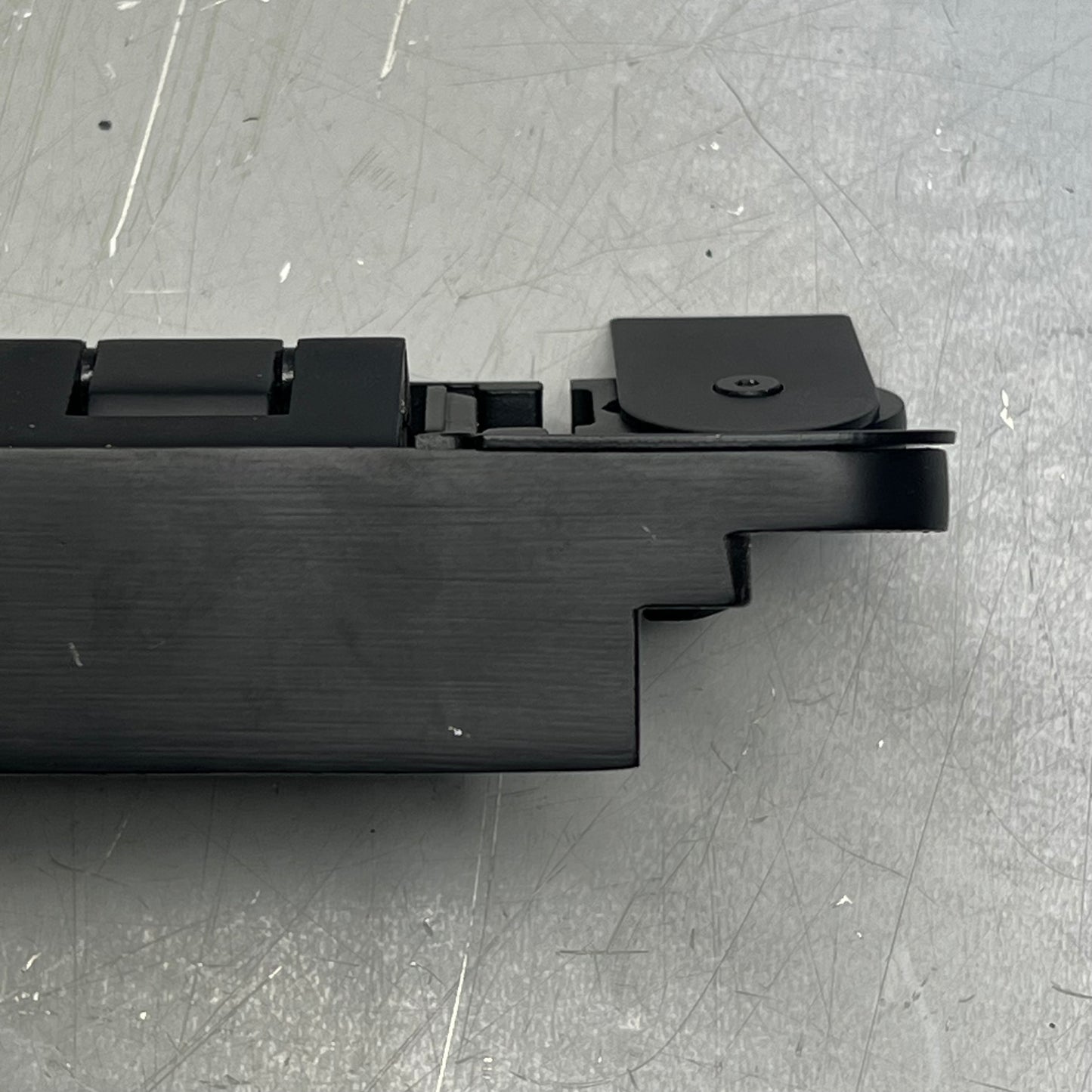 (2 PACK) Invisible Door Hinge Concealed Heavy Duty 6" L x 2.5" W Matte Black