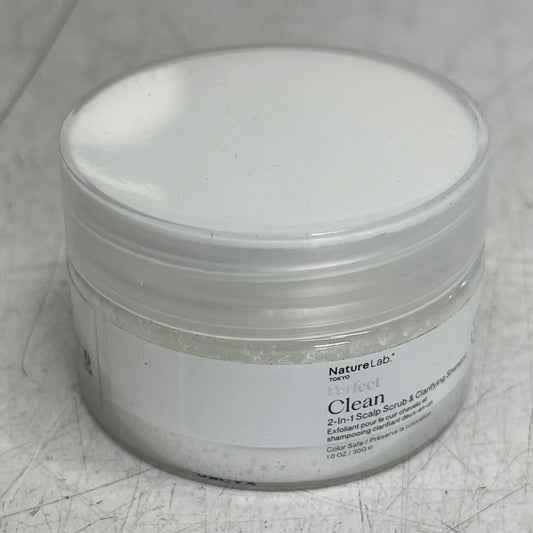 NATURELAB TOKYO (6-PACK) Perfect Clean 2 in 1 Scalp Scrub & Clarifying Shampoo 1 oz per Bottle