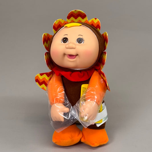 CABBAGE PATCH KIDS Holiday Cutie Collection Tilly The Turkey 10" Brown/Orange