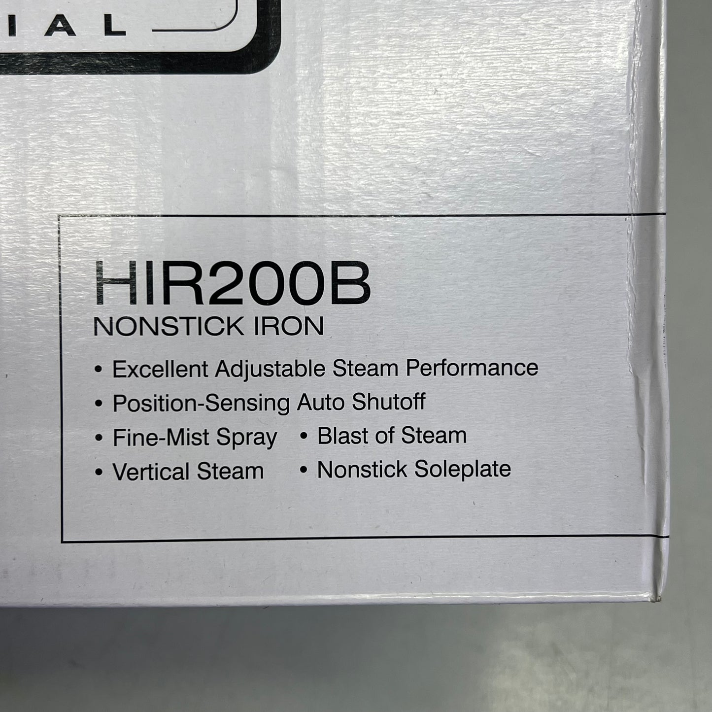 HAMILTON BEACH Lightweight Iron 3-Way Position Sensing Auto Turn Off HIR200B