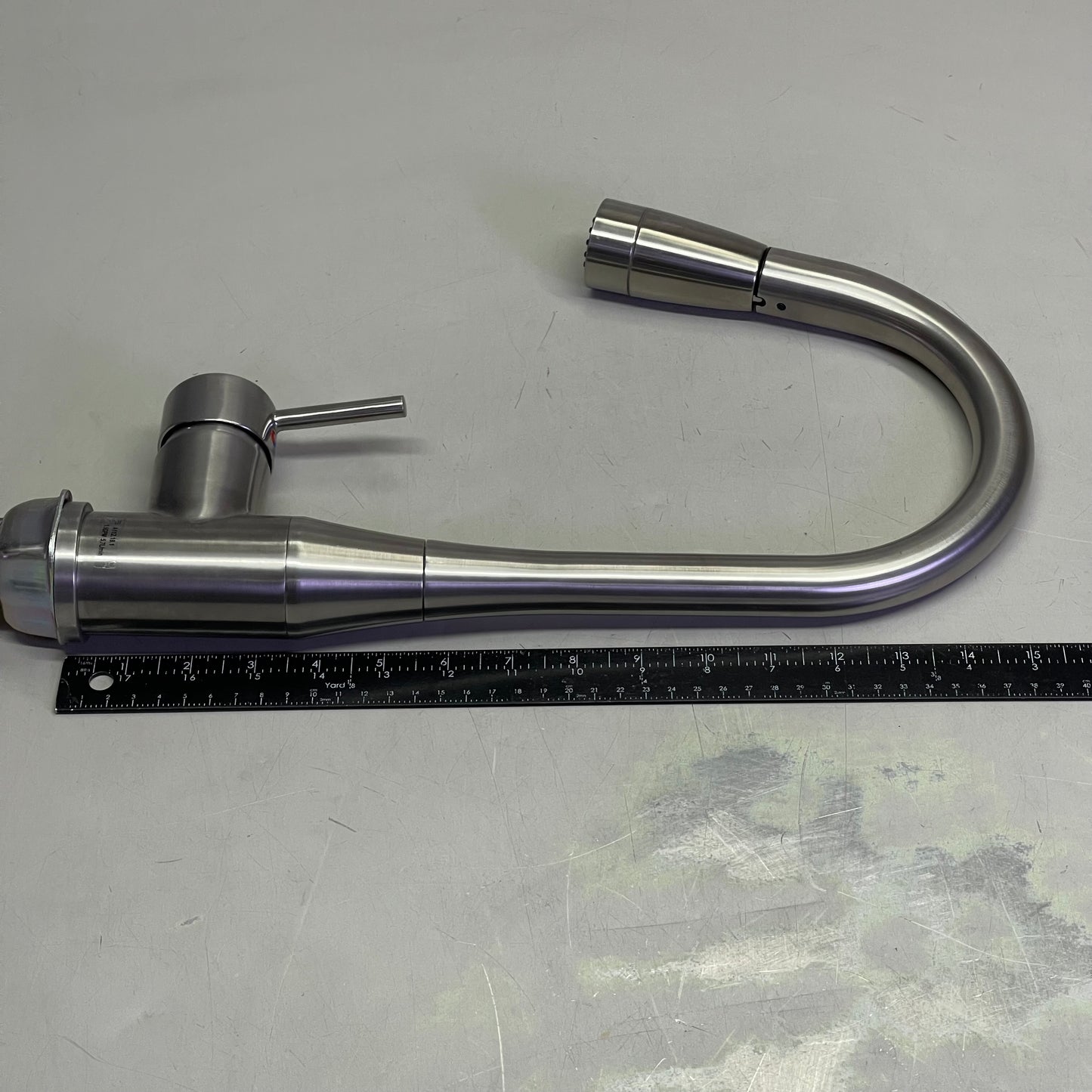 SYMMONS Sereno Single Handle Pull-Down Kitchen Faucet Satin Nickel SK2302STSPD10