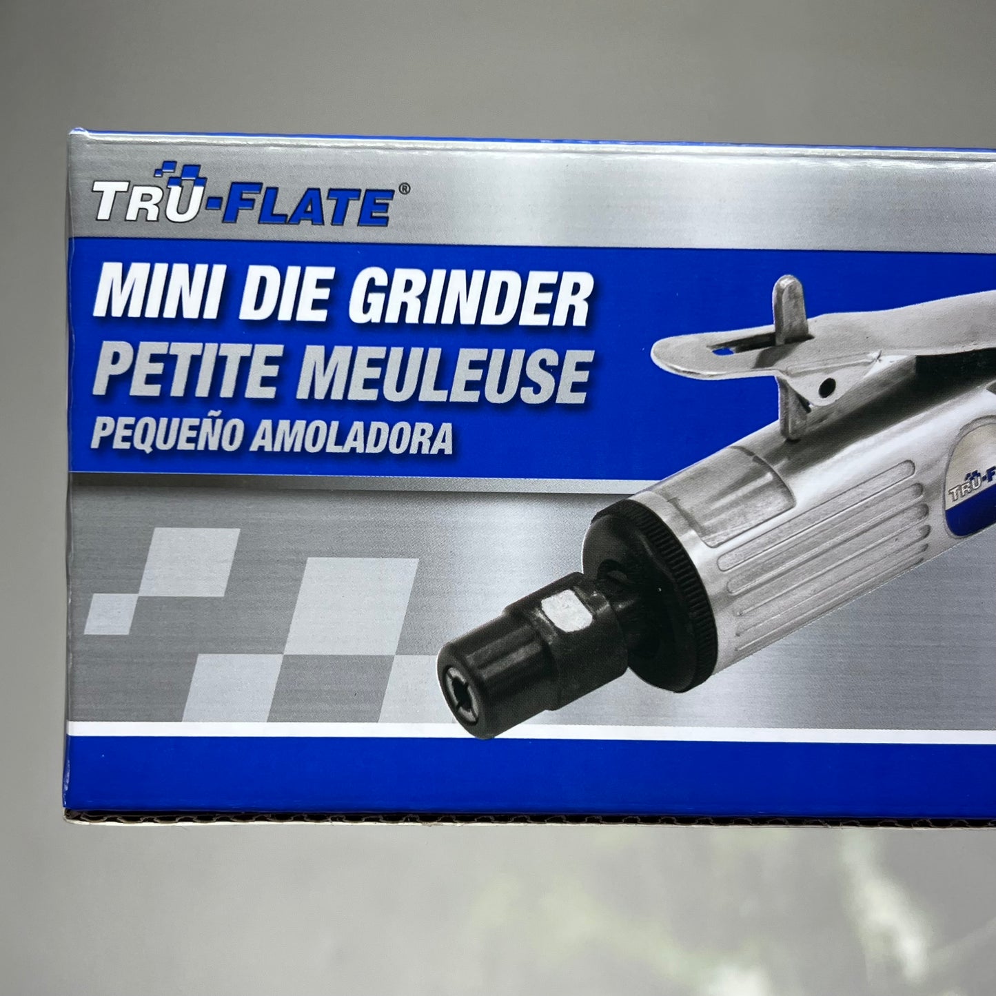 TRU-FLTE Compact Mini Die Grinder W/ HI FLO Plug Included Chrome 25-520TF