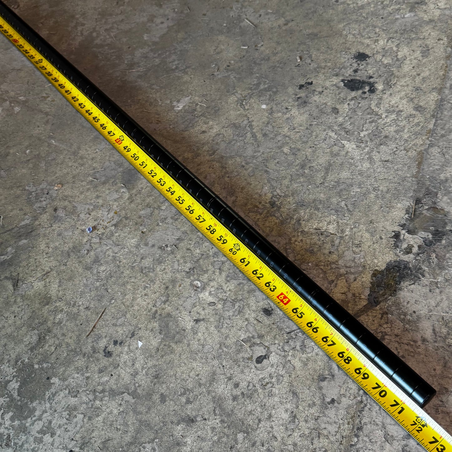 ULINE (2 PACK) Black Wire Shelving, Post With Self Leveling Feet 72" Black H-1748-POST