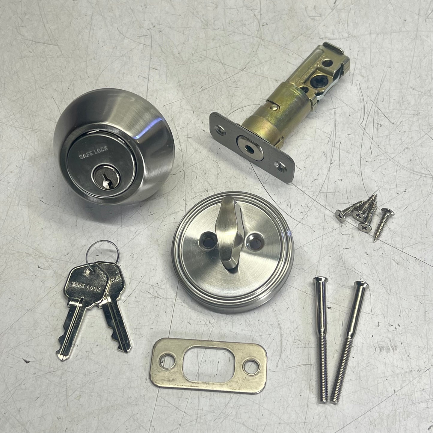 KWIKSET Deadbolt Single Cylinder Deadbolt A663927.1 Satin Nickel 9SD91009-006