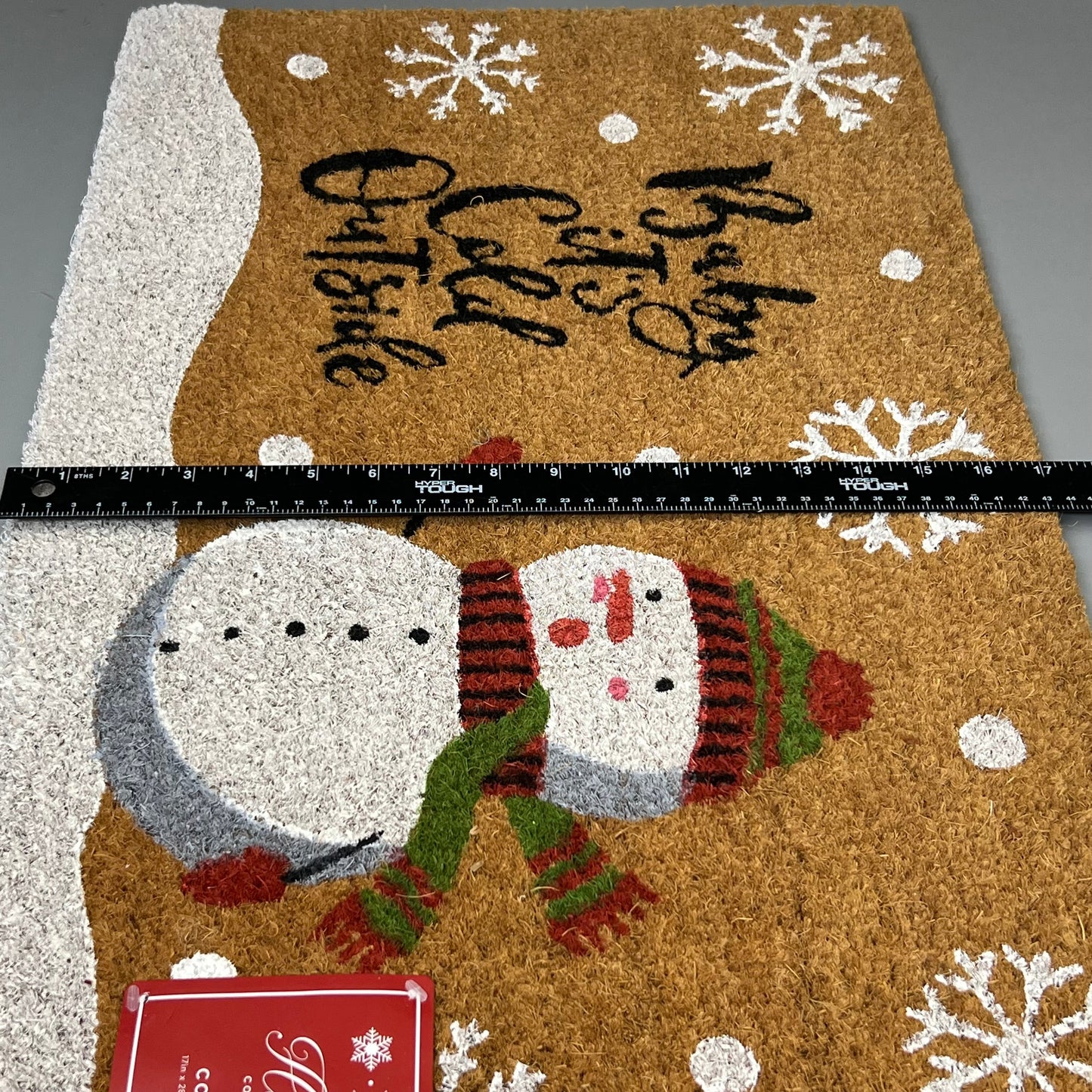HOLIDAY COLLECTION (6 PACK) Assorted Christmas Coir(Coconut Husk) Door Mats 17x28