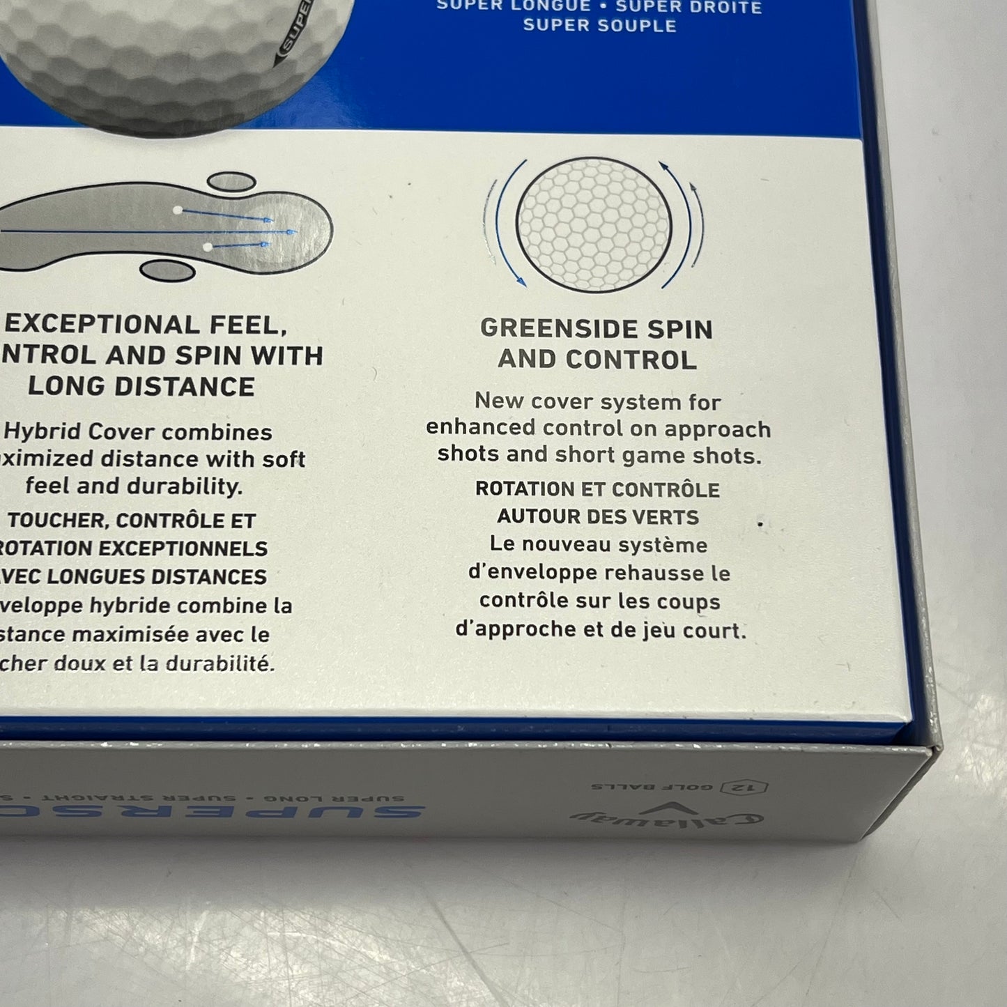 CALLAWAY (SET OF 12) Super Soft Golf Balls For Increased Ball Speed White