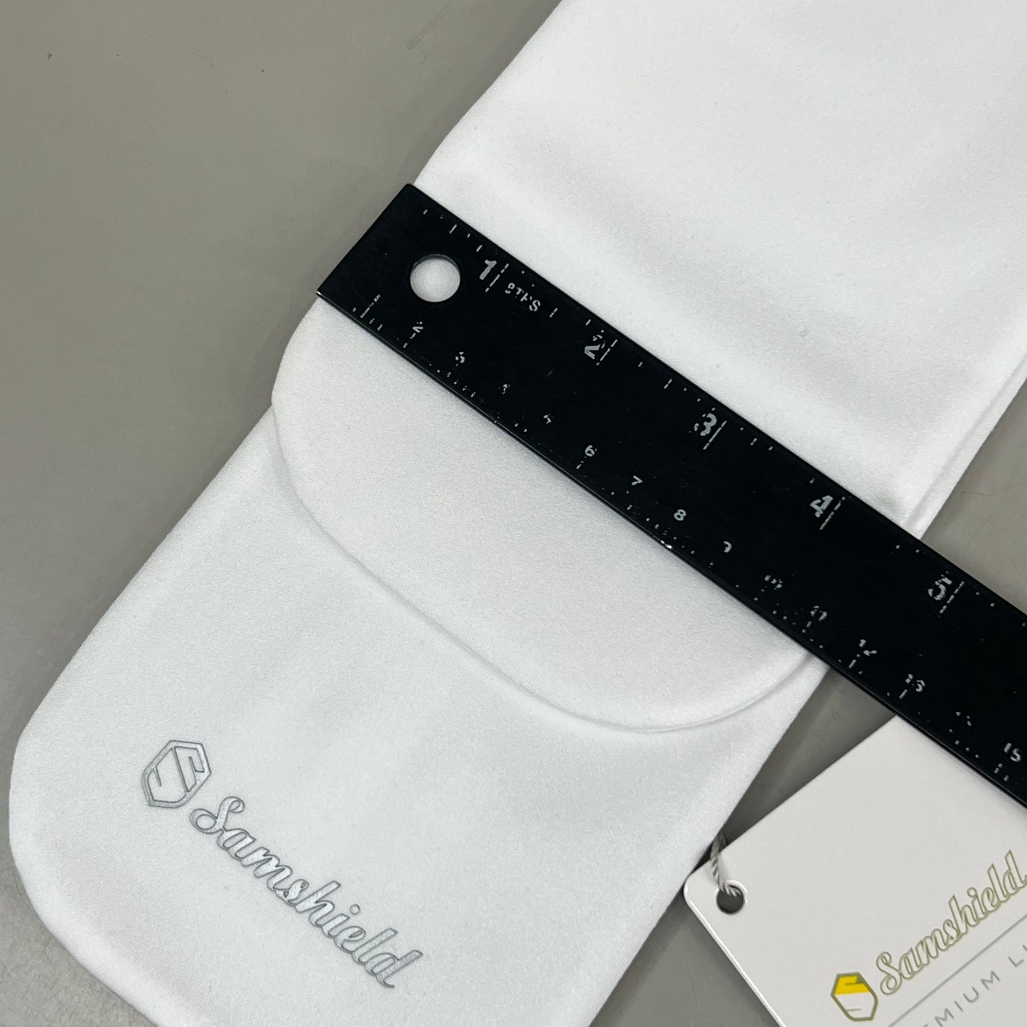 SAMSHIELD Plastron Crystal Fabric Equestrian Riding Tie Women's Sz XS/S White