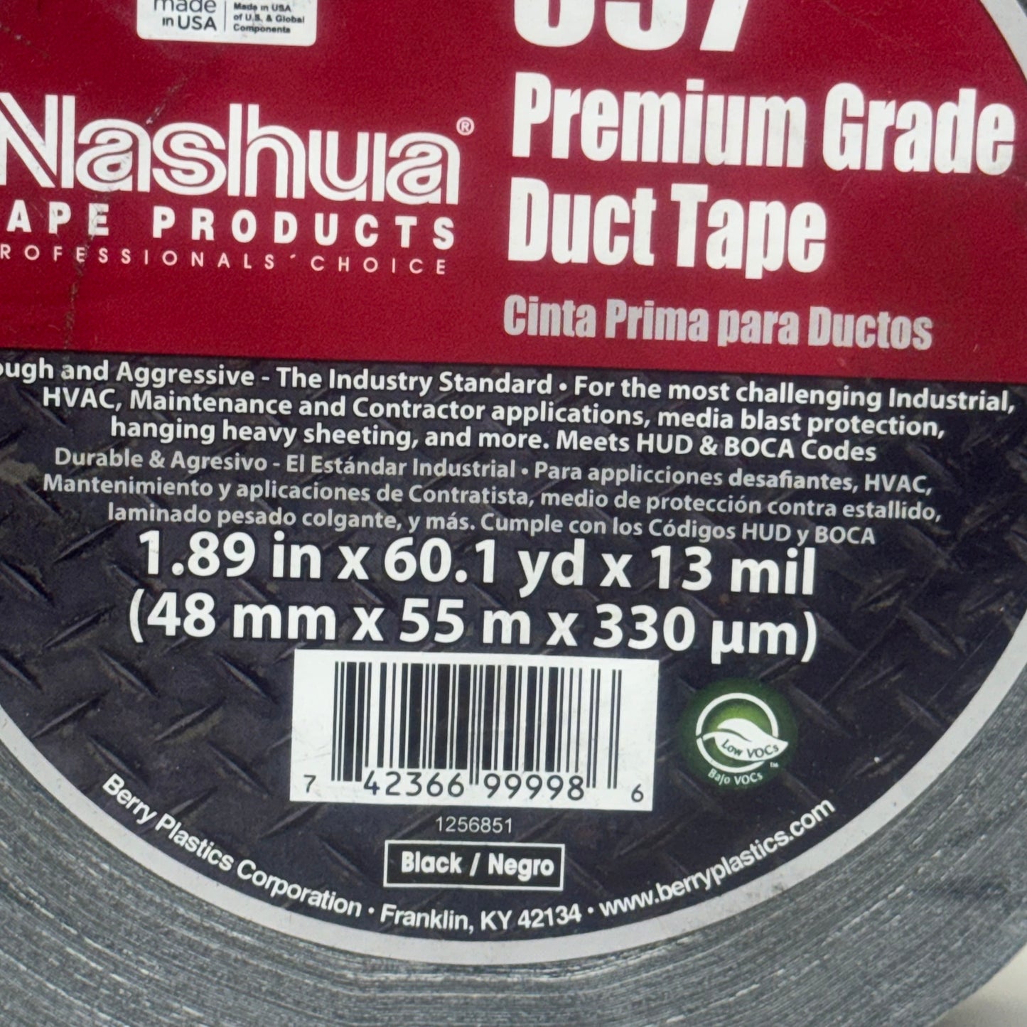 NASHUA BERRY Premium Grade Duct Tape