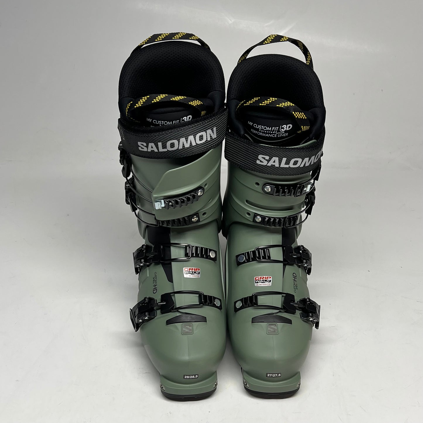 SALOMON Shift Pro 100 at Gw Ski Boots Men's Sz 27 Oil Green SASP1MOGP10044