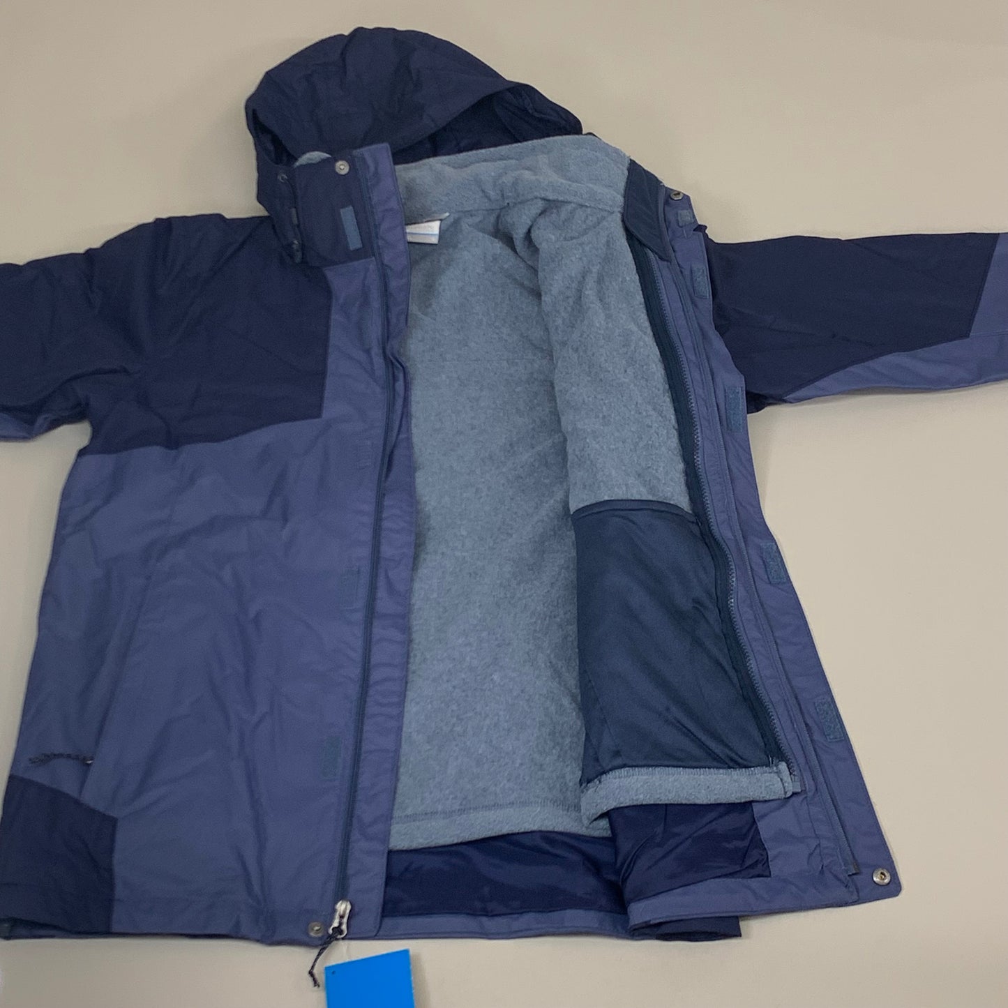 COLUMBIA Bugaboo II Fleece Interchange Jacket Men's Sz XXL Navy Blue 1800661477