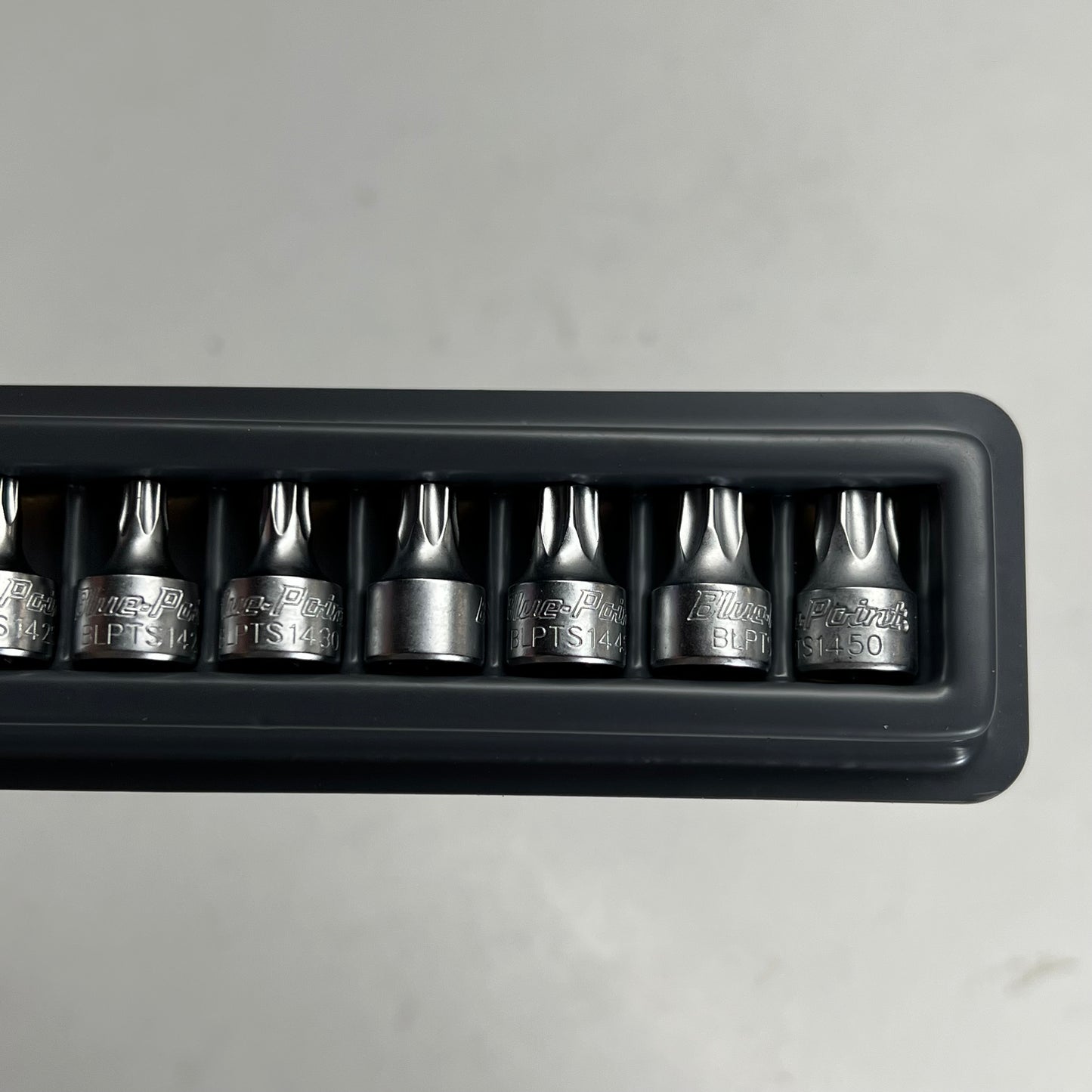 SNAP ON Blue Point Torx Stubby Bit Socket Set  10 Piece 1/4" Drive BLPTORX1410