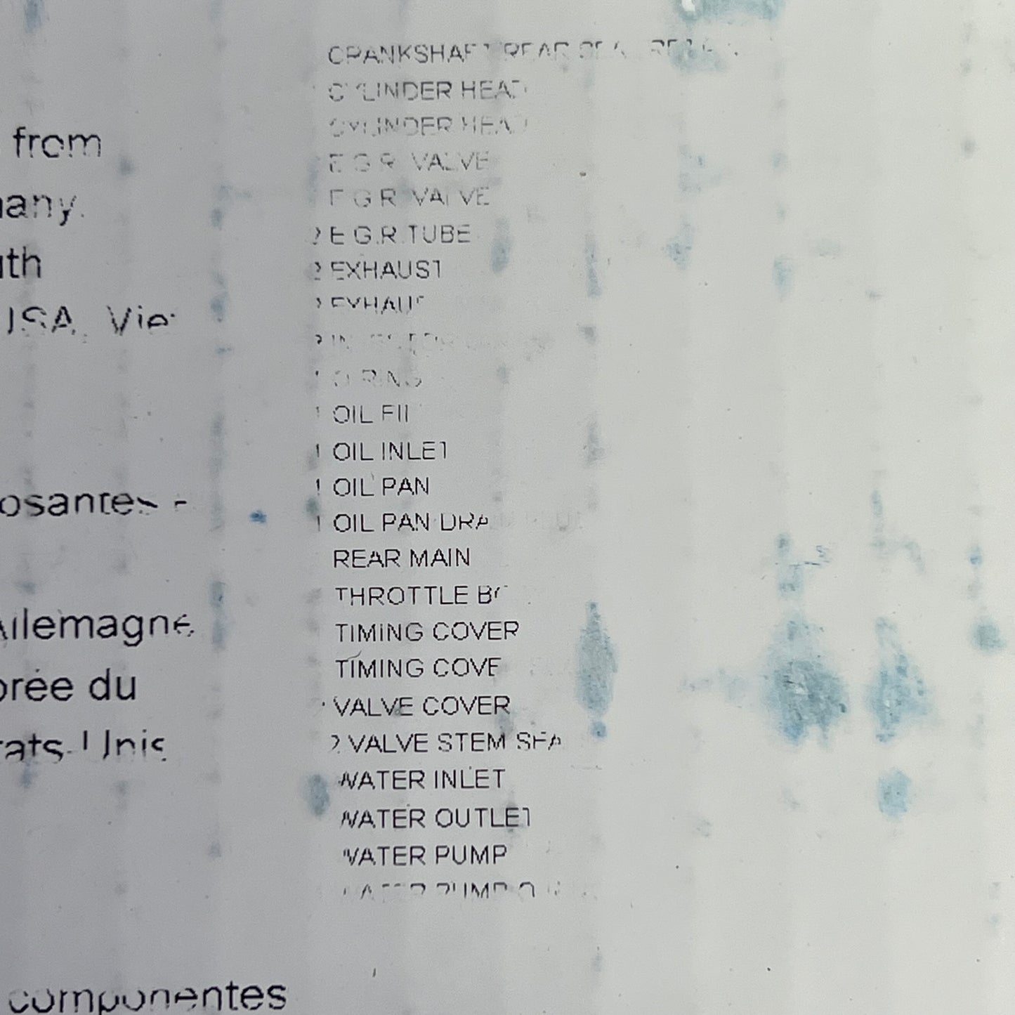 MAHLE Original Full Gasket Set For Chrysler & Dodge Made In USA 95-3572