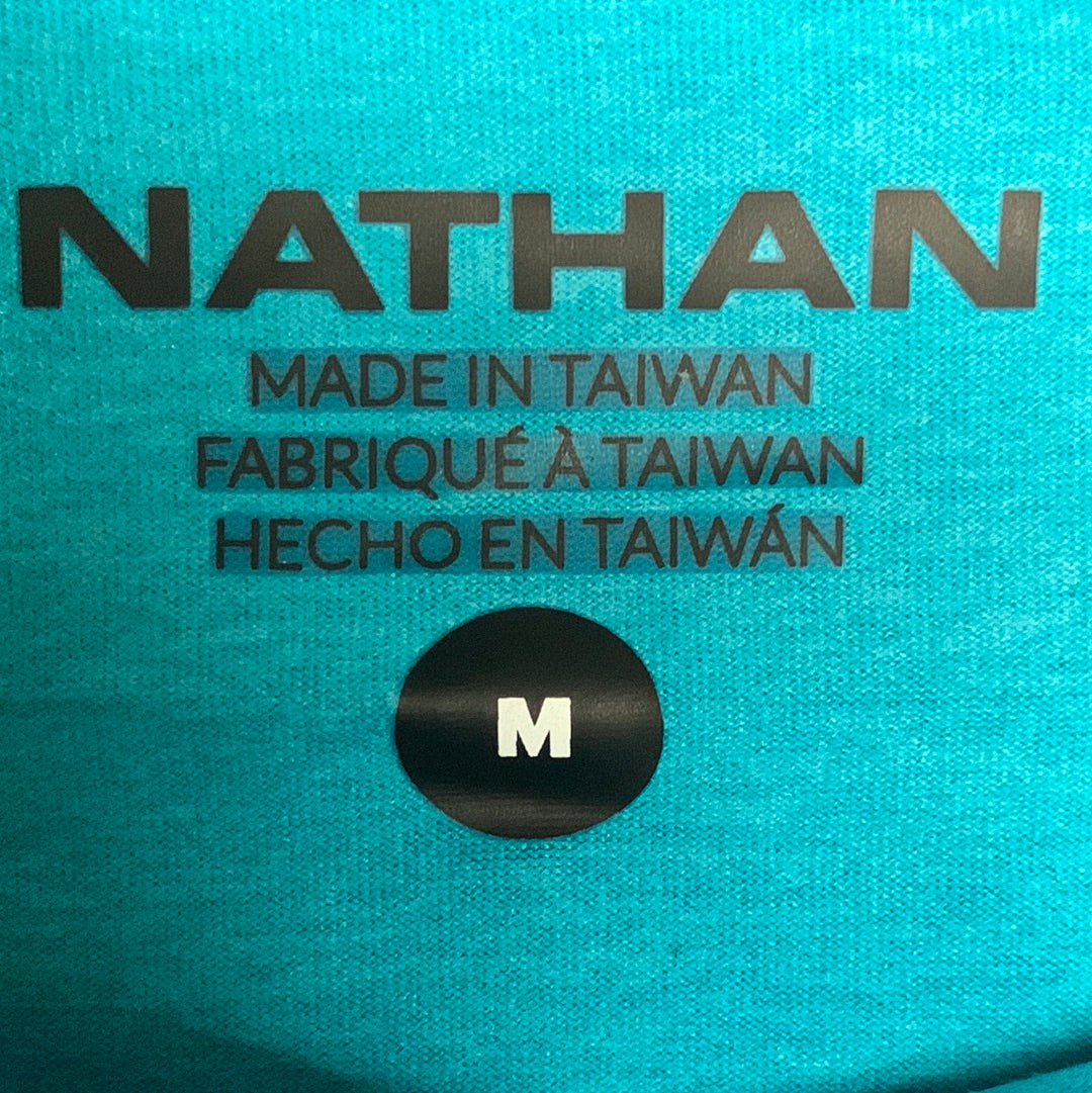 NATHAN 365 Hooded Long Sleeve Shirt Women's Sz M Peacock Blue NS50080-60139-M  (New)