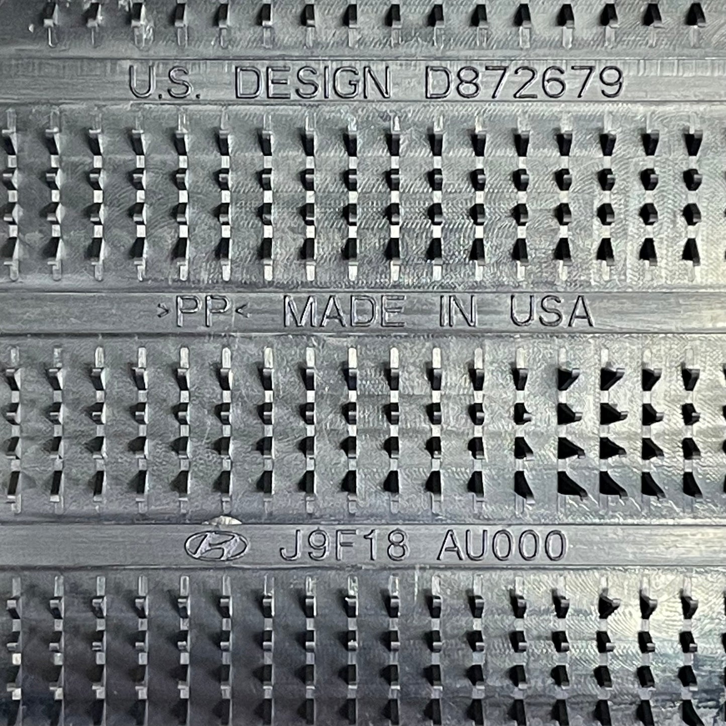 HYUNDAI (2 PACK) Genuine OEM Cargo Blocks 8 Blocks Black J9F18AU600