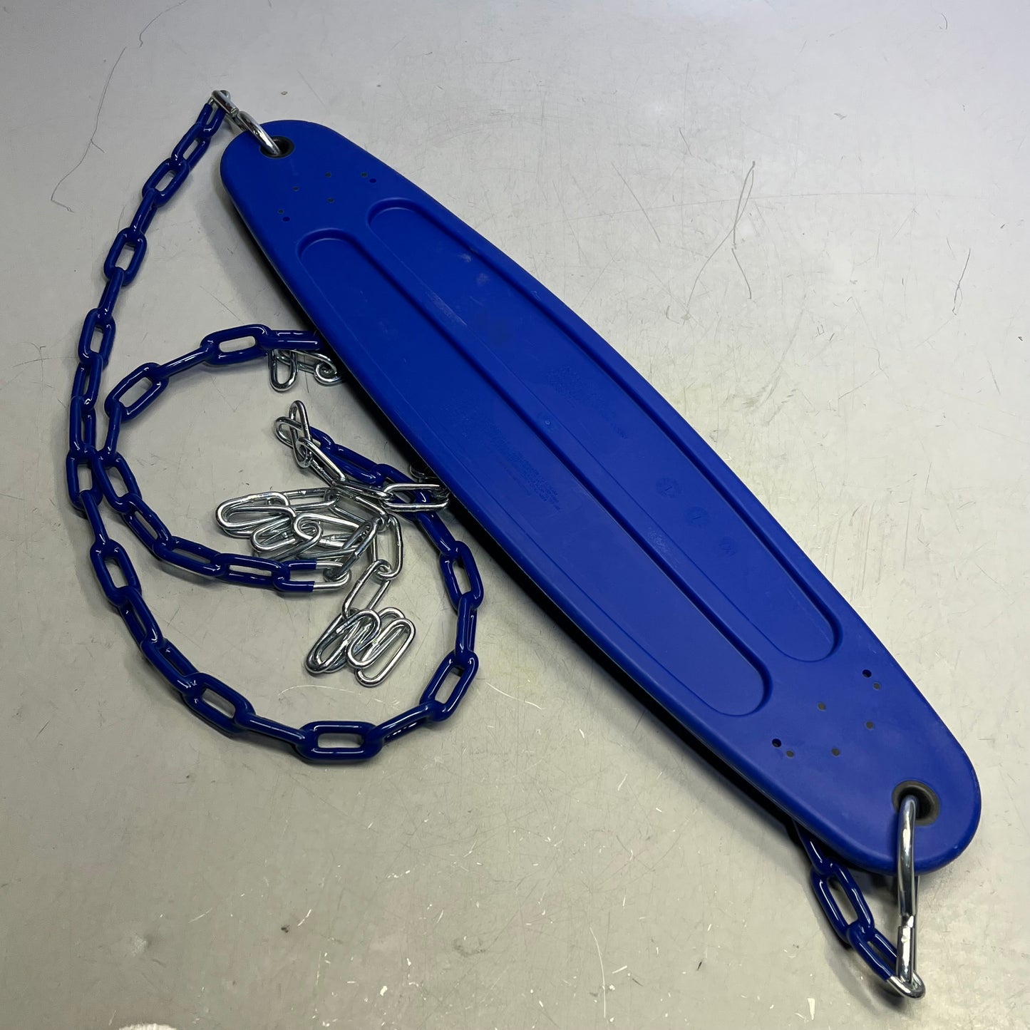 GORILLA (2 PACK) Extreme Duty Belt Swing W/ Coated Chains 26"x6" Yellow & Blue