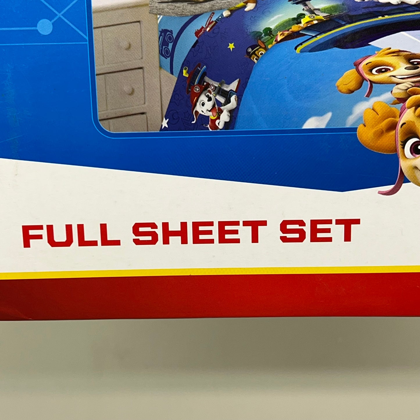 FRANCO / PAW PATROL 100% Microfiber Revisable 4 Piece Twin/Full bed set 6B656B