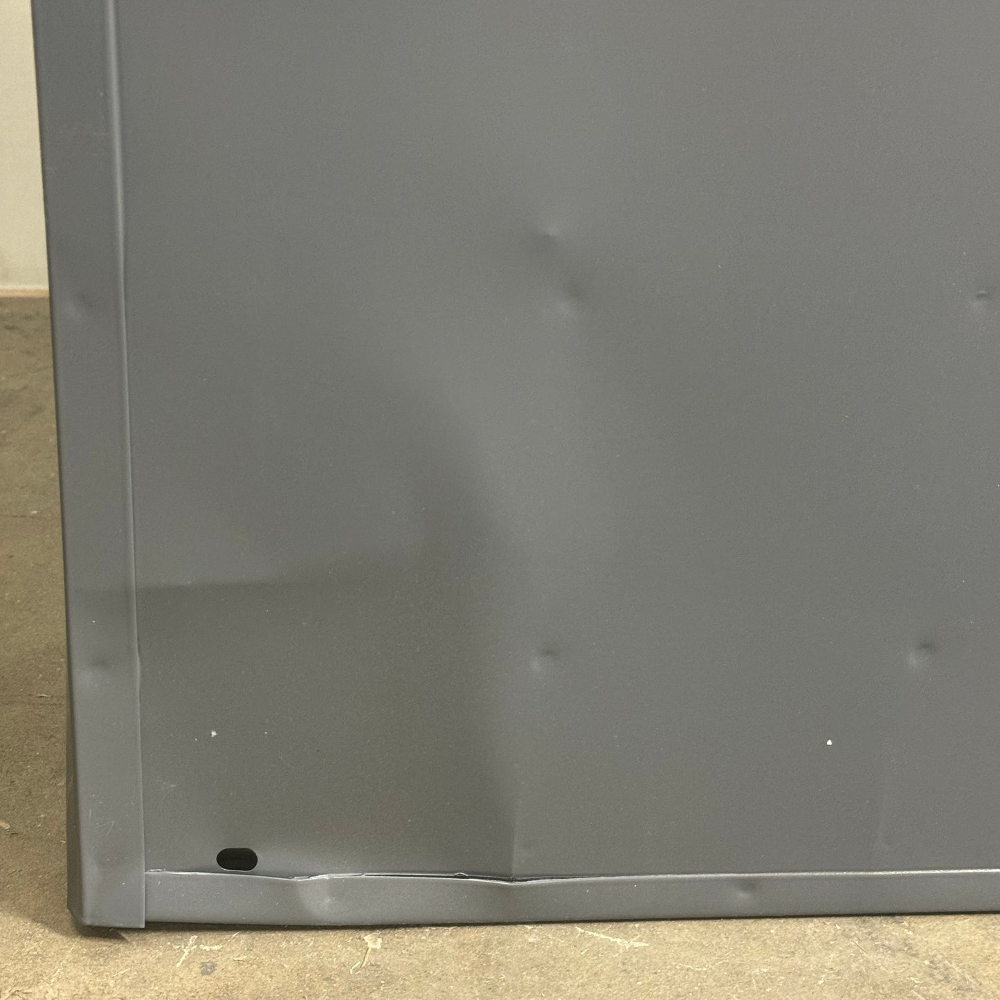 DURHAM Storage Cabinet Open Bin Gray 42" x 34" x 8.5" As-Is (AS-IS, Some Damage)