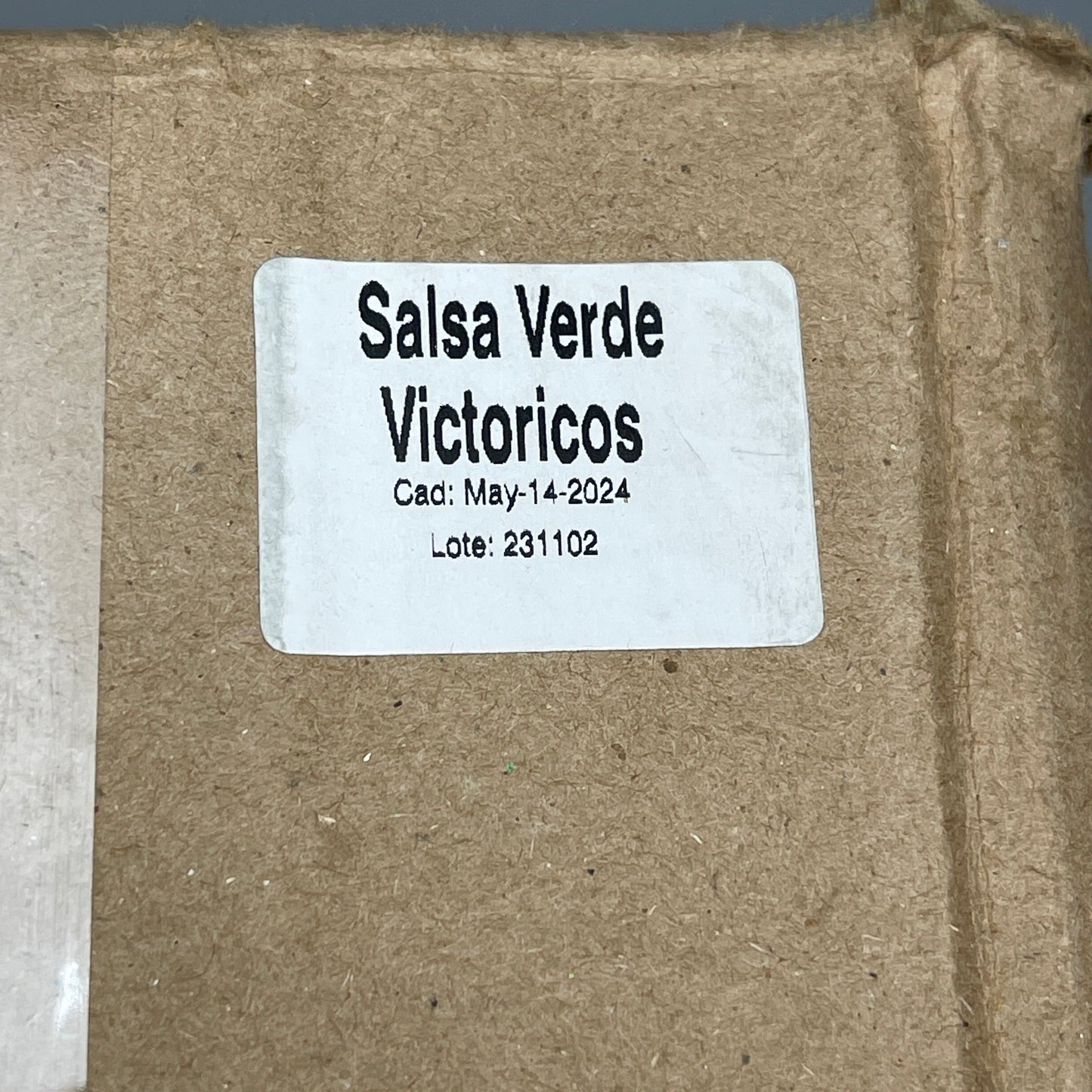 ZA@ PATRICIA QUINTANA (5 PACK) Victorico's Salsa Verde 123 oz Each 231102 BB: 05/14/24 E