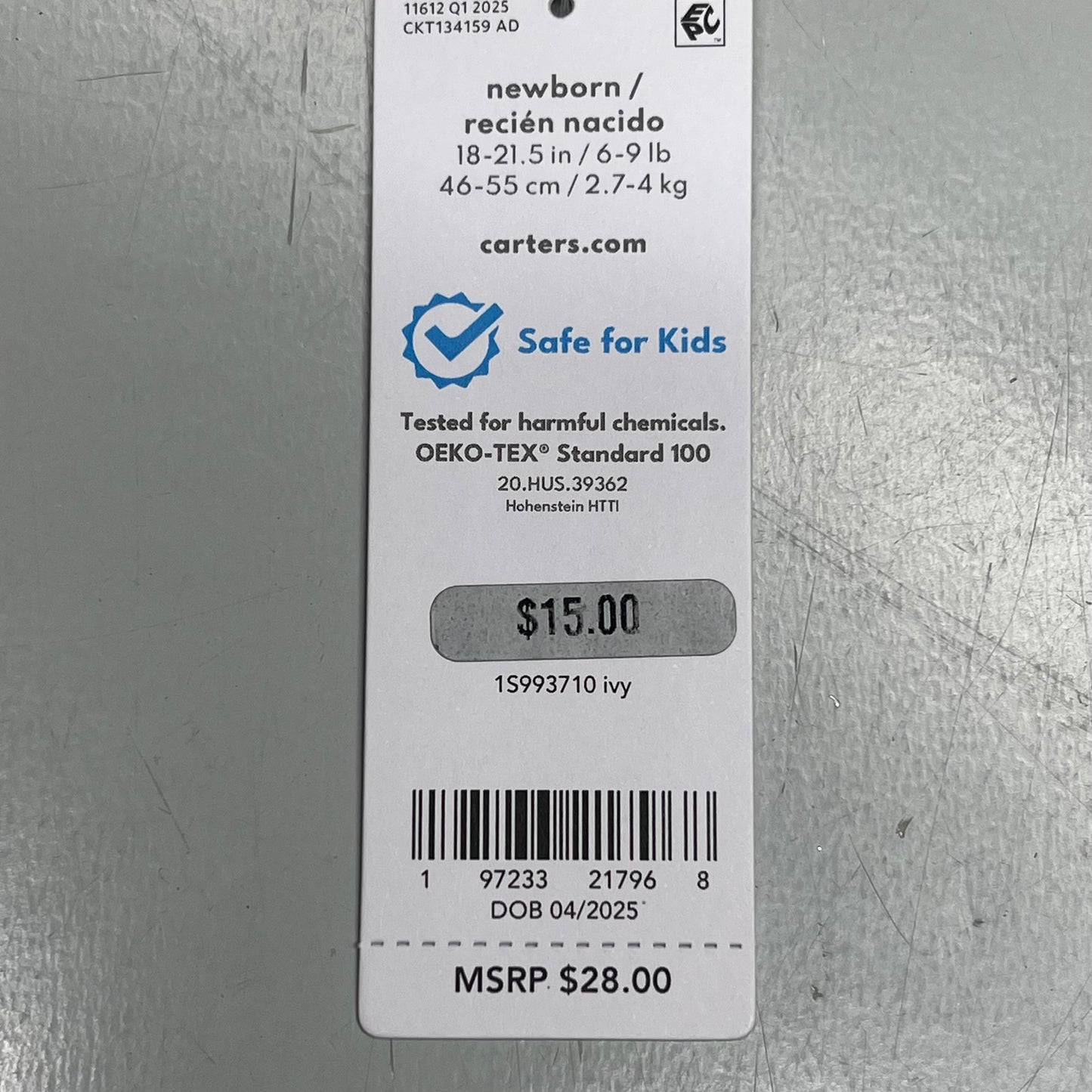 CARTERS (SET OF 3) Soft Duck Little Cardigan Set Baby's Sz Newborn White/Orange