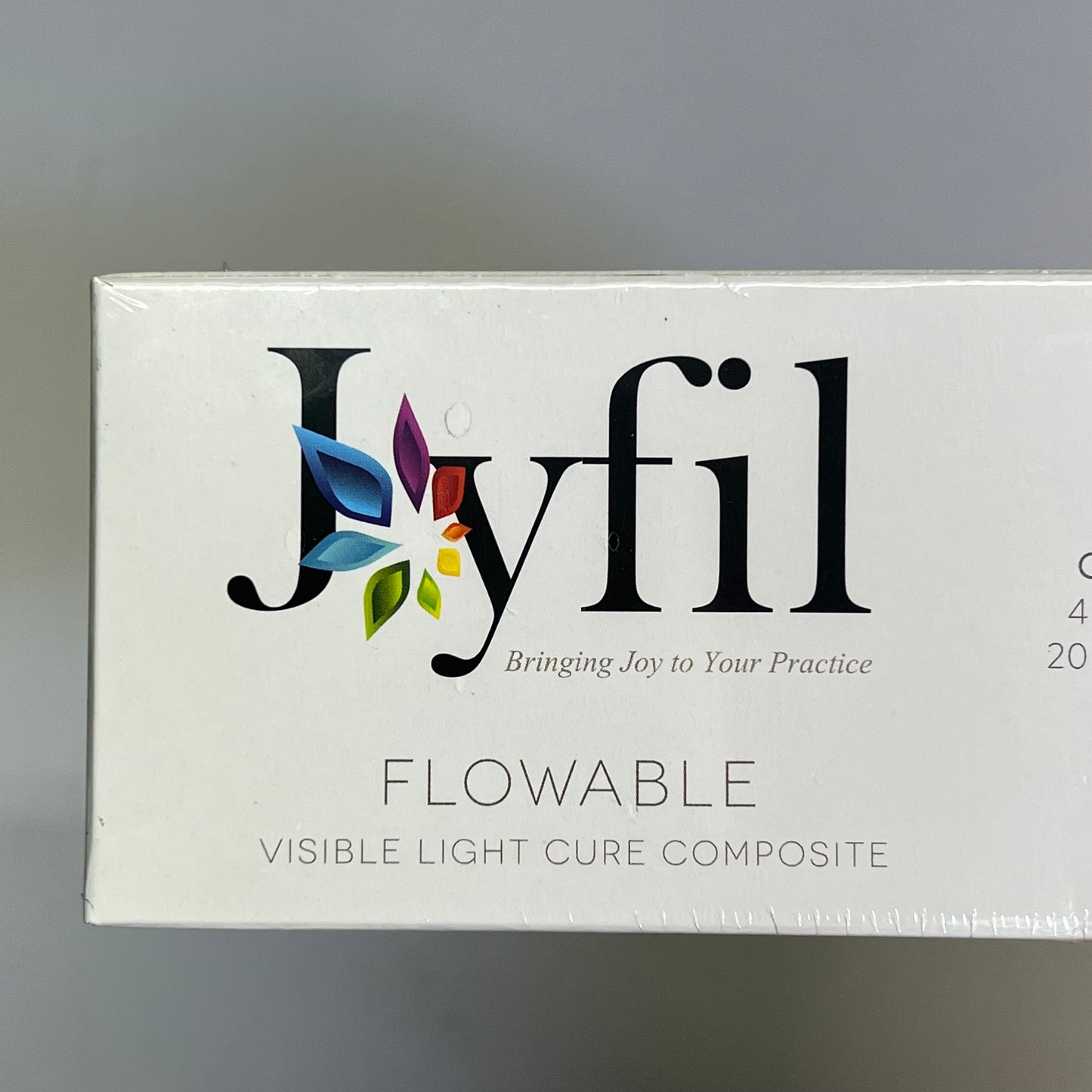 3D DENTAL (4-2G, 20 TIPS) Joyfil Flowable Visible Light Cure Composite BB 01/28