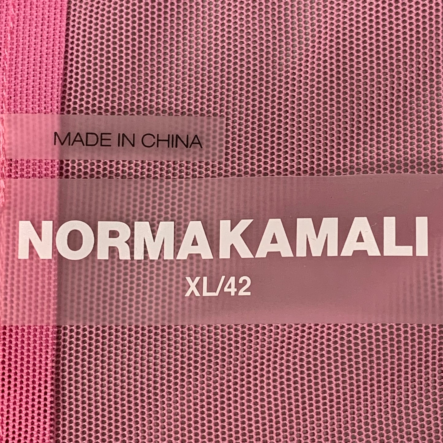 NORMA KAMALI Nk Shirt w/ Faux Pockets Sz XL/42 Candy Pink ST1236MS963966
