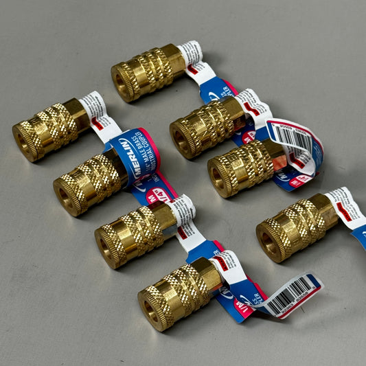 MERLIN (8 PACK!) Male Brass Industrial Coupler 1/4" 63558