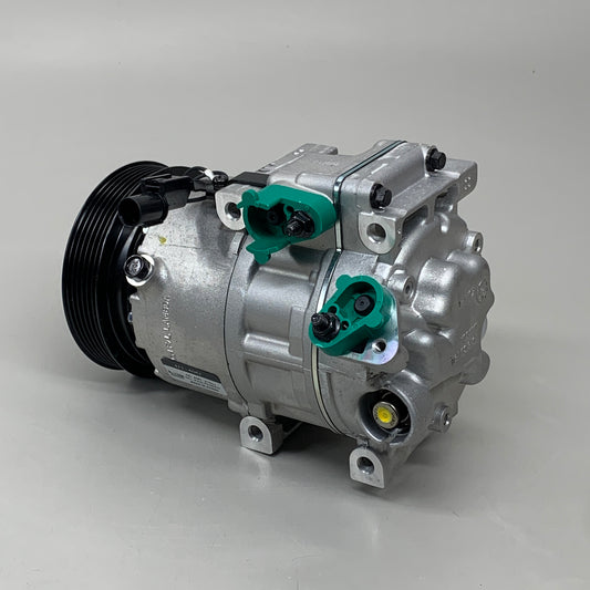 DENSO A/C Compressor With Clutch Silver/Black/Green 27722 471-6042