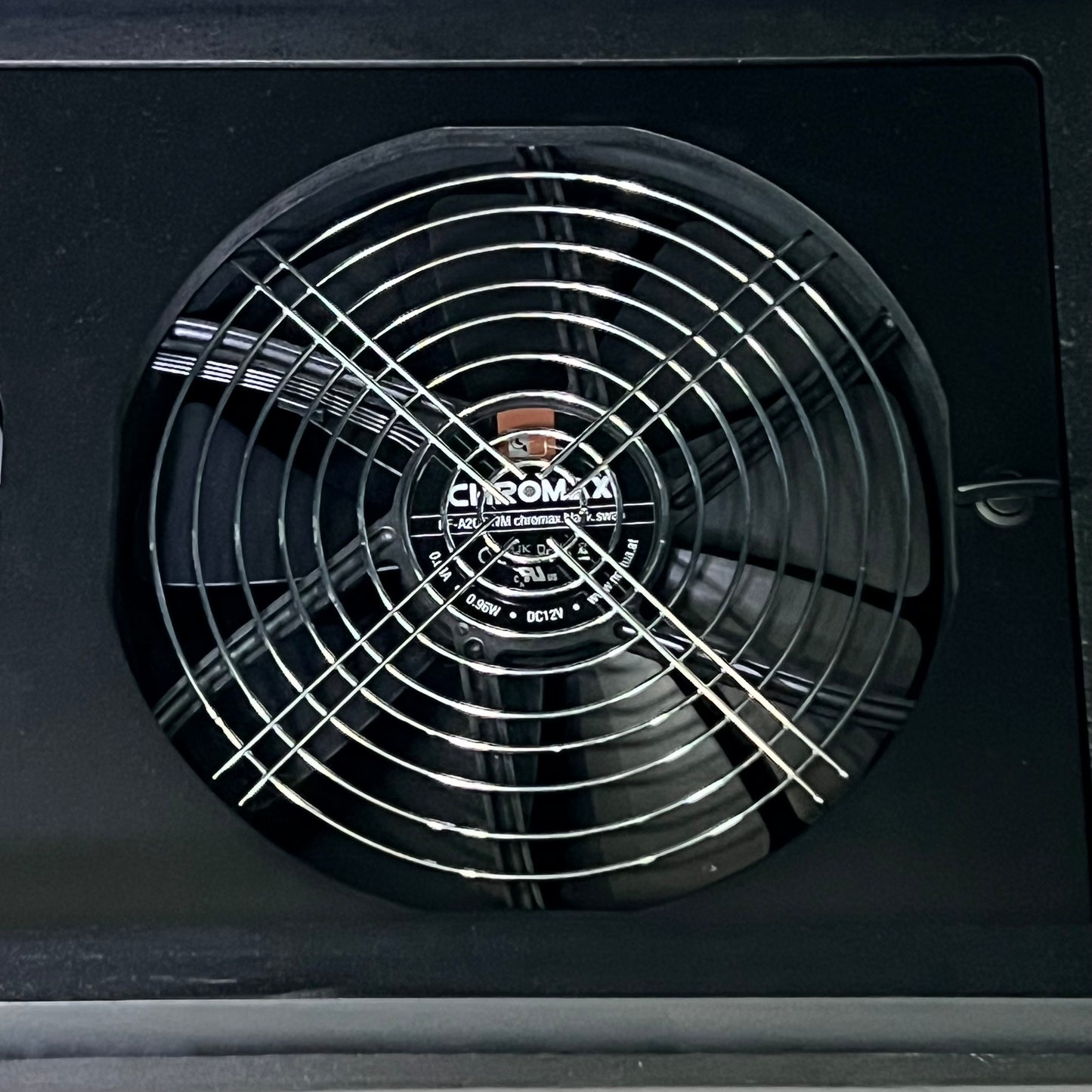 ARGOSY IsoBox PRO12 w/ Right-Hand Door Swing Black Satin on Oak Trim