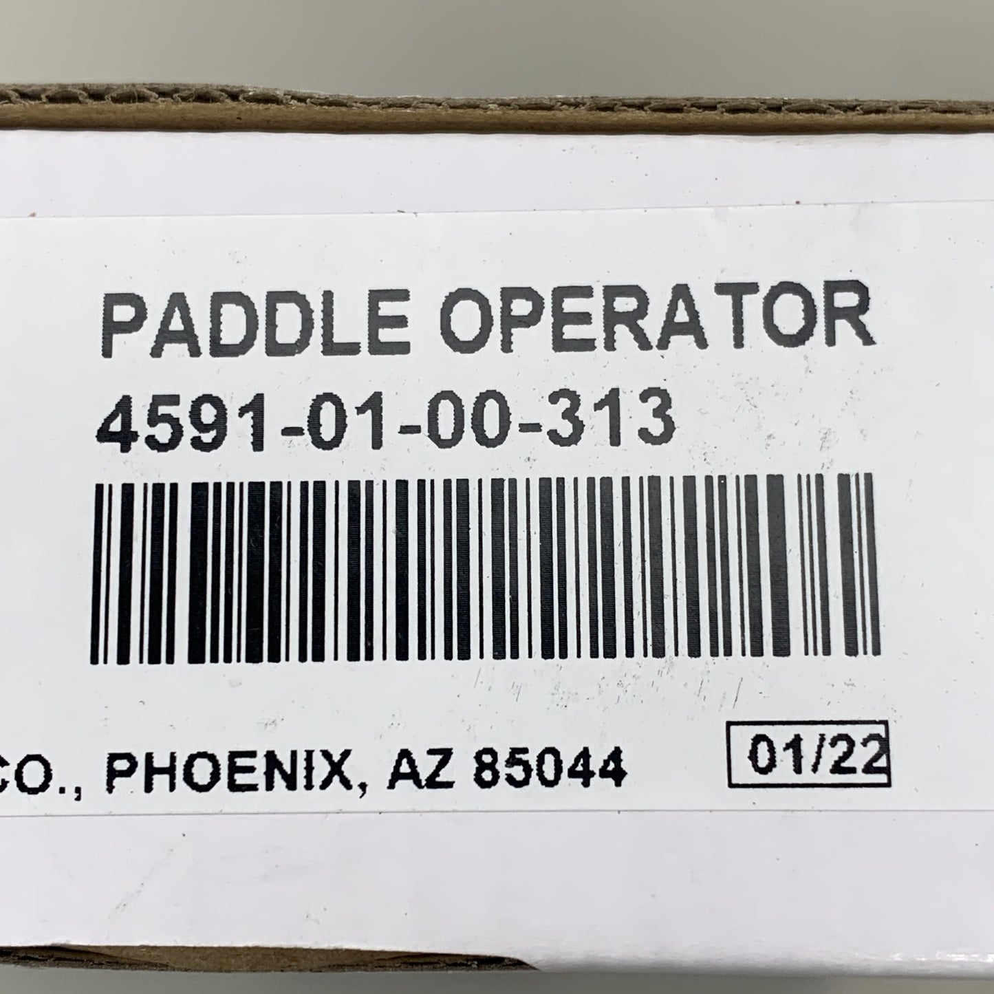 ADAMS RITE Deadlatch Paddle Operator for 4300/4500/4900 Series Dark Bronze 4591-01-00-313