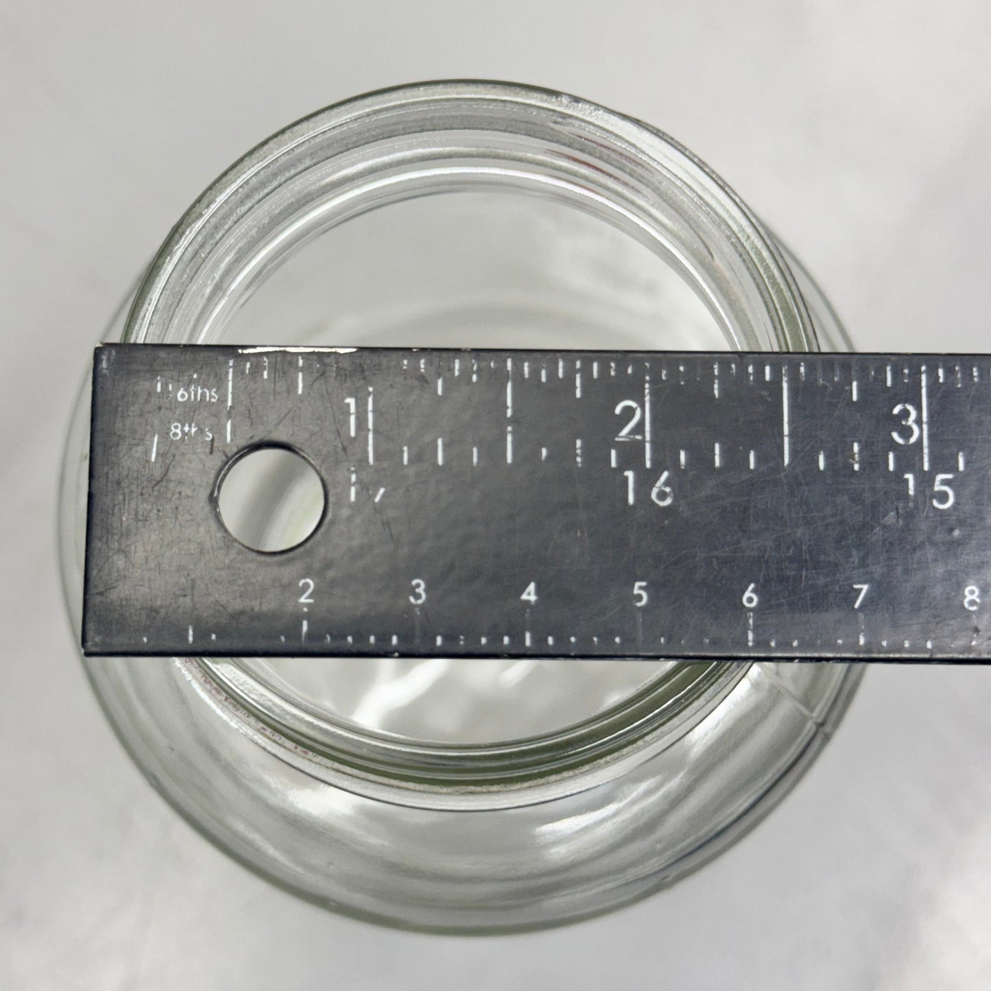 ZA@ Flint Glass Jars (50 PACK) Fits Regular Mouth Canning Lids! Sz ~6.5”H x 2.5”D (New) F