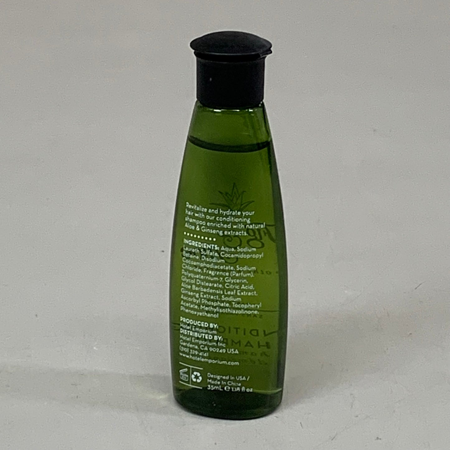 ALOE & FIG (1 Box, 200 Bottles) Conditioning Shampoo Sample Bottles 35ML