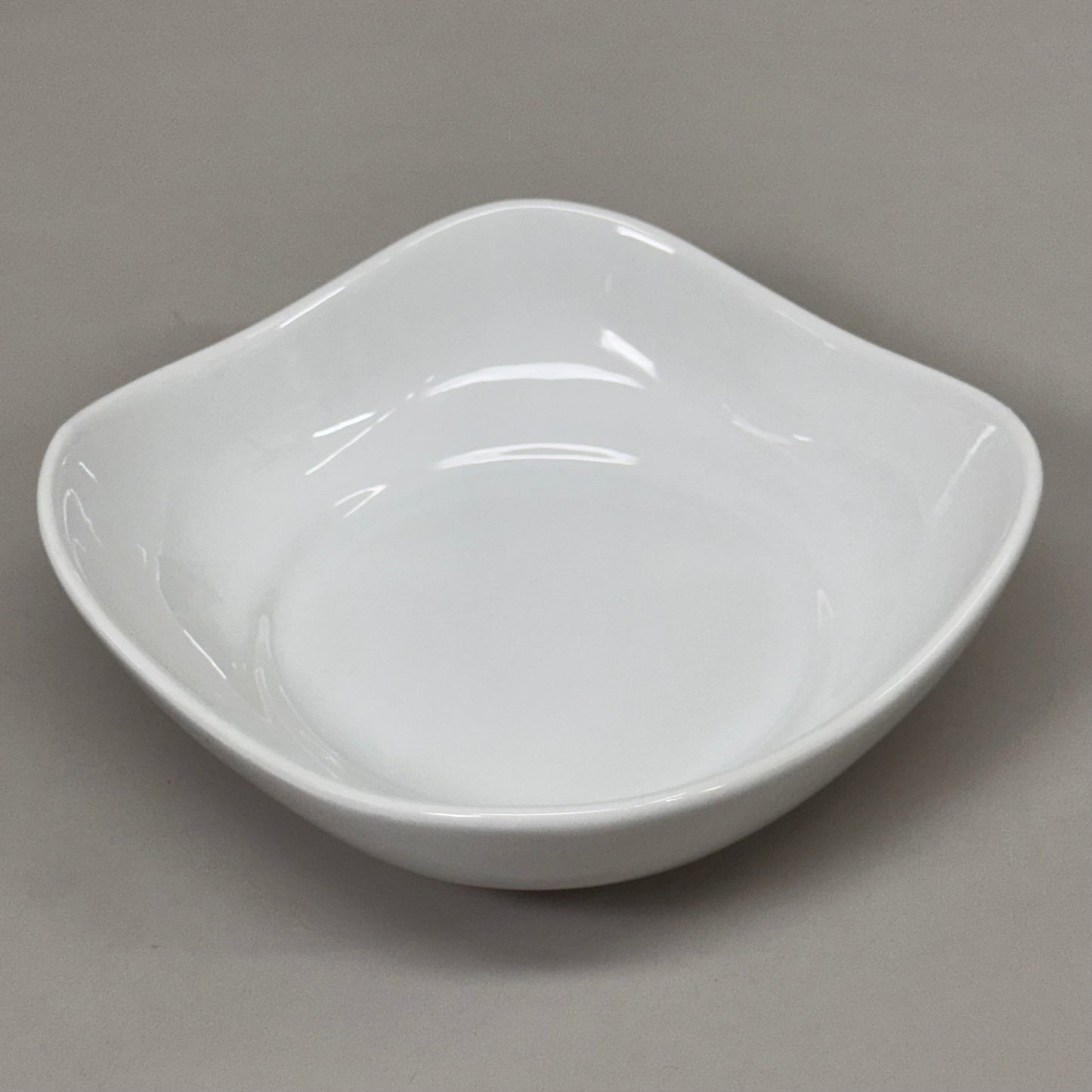 ONEDIA (8 PACK) Ceramic Square Bowls 7"x7" White