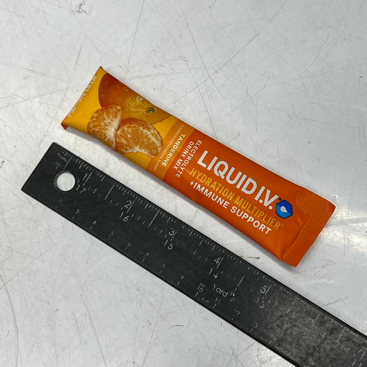 LIQUID I.V (6 PACK) Hydration Multiplier + Immune Support Tangerine 0.56 oz. Orange BB 01/28