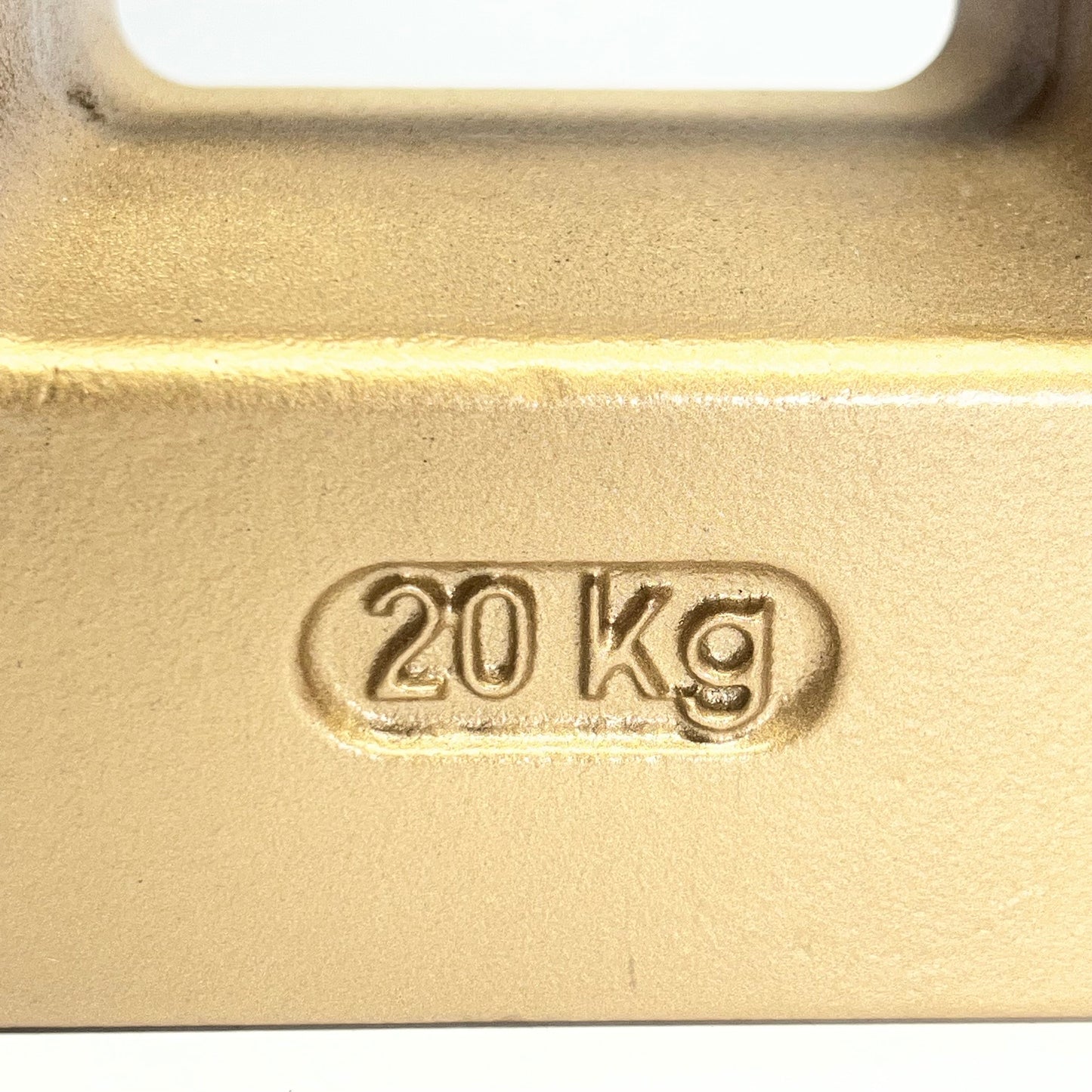 RICE LAKE Calibration Weight 20 Kg. Painted Density 7.2 Golden 12771