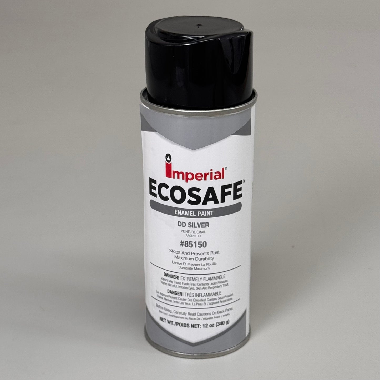 IMPERIAL (2 PACK) EcoSafe Gloss Enamel Paint Acrylic Base DD Silver 12 oz 85150